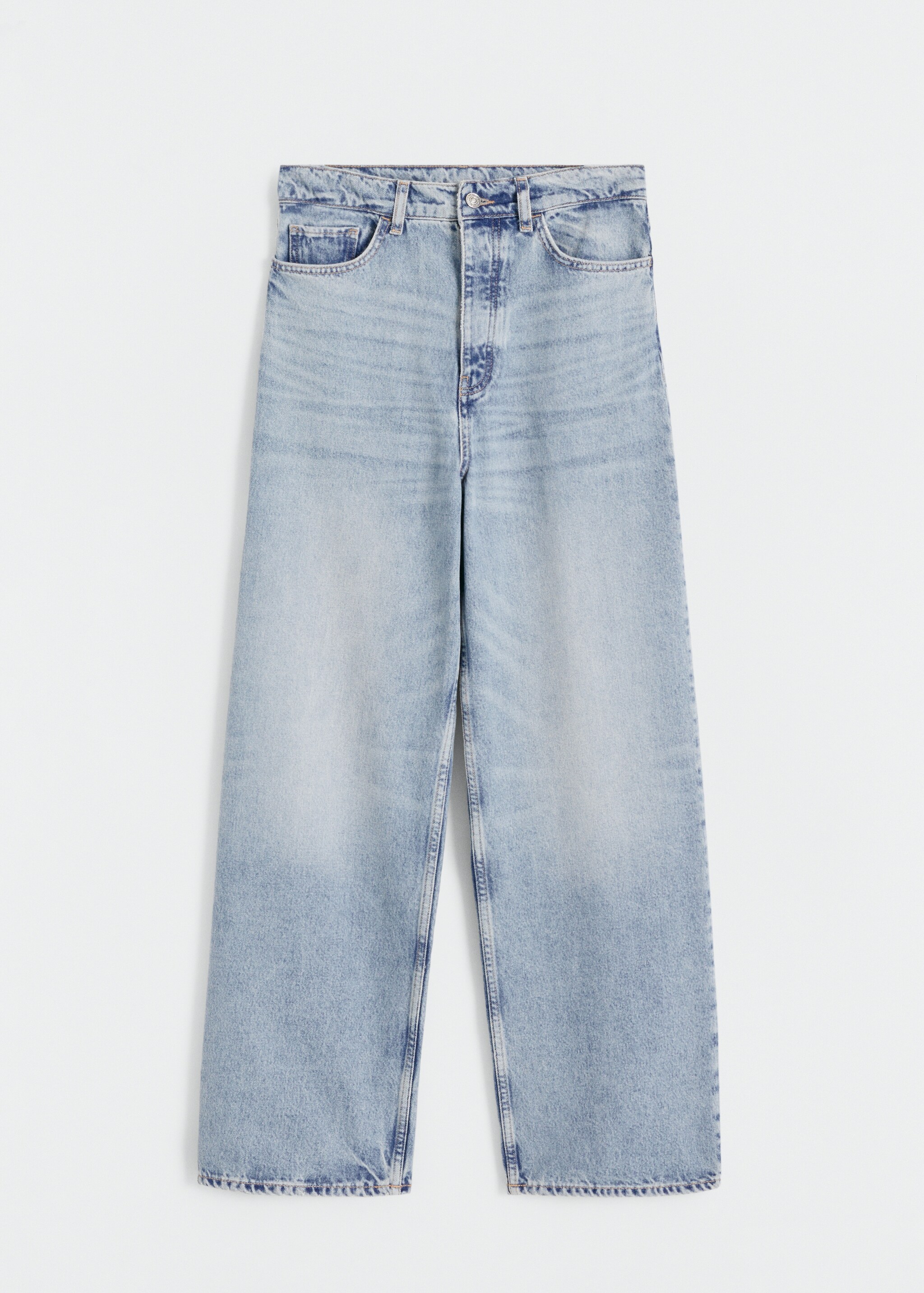 Wideleg mid-rise jeans - Articol fără model