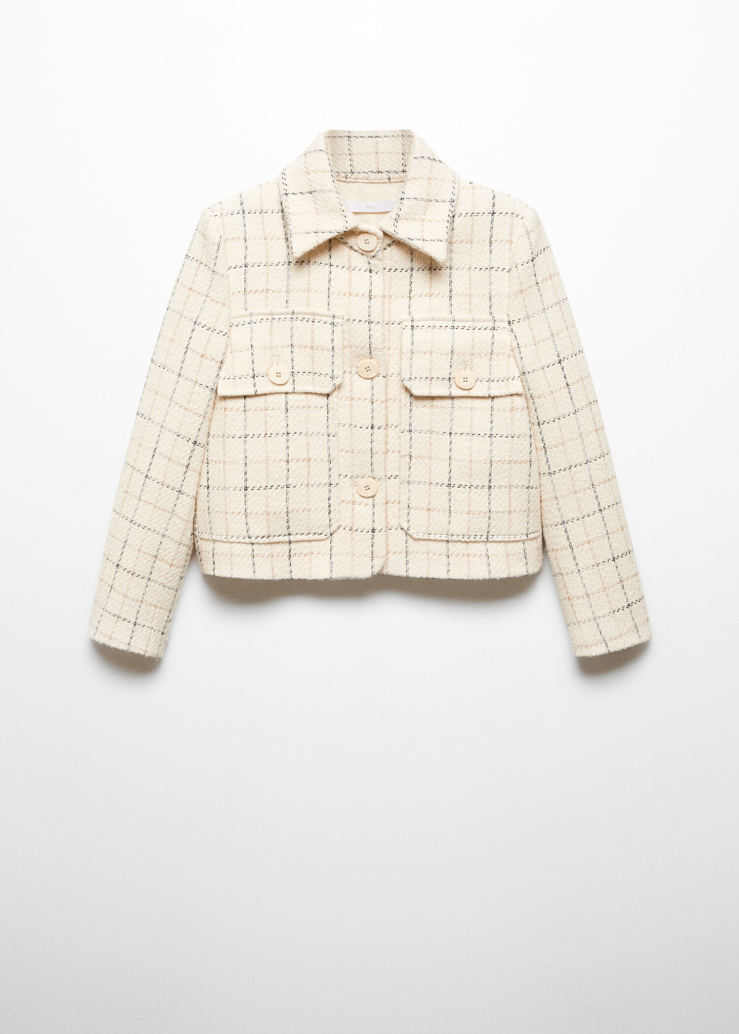 Chaqueta tweed cuadros - Artículo sin modelo