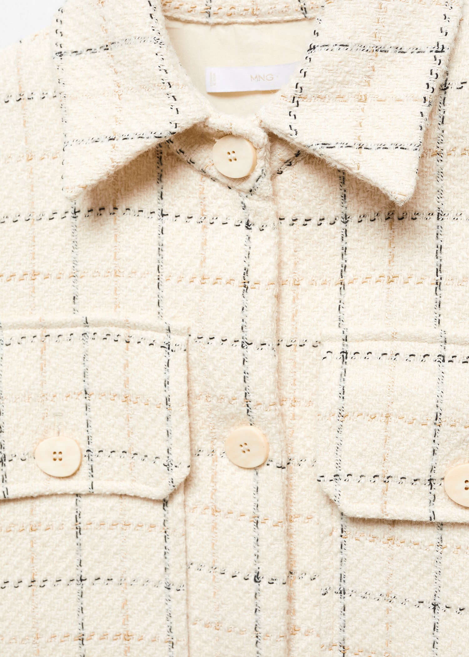 Chaqueta tweed cuadros - Detalle del artículo 8