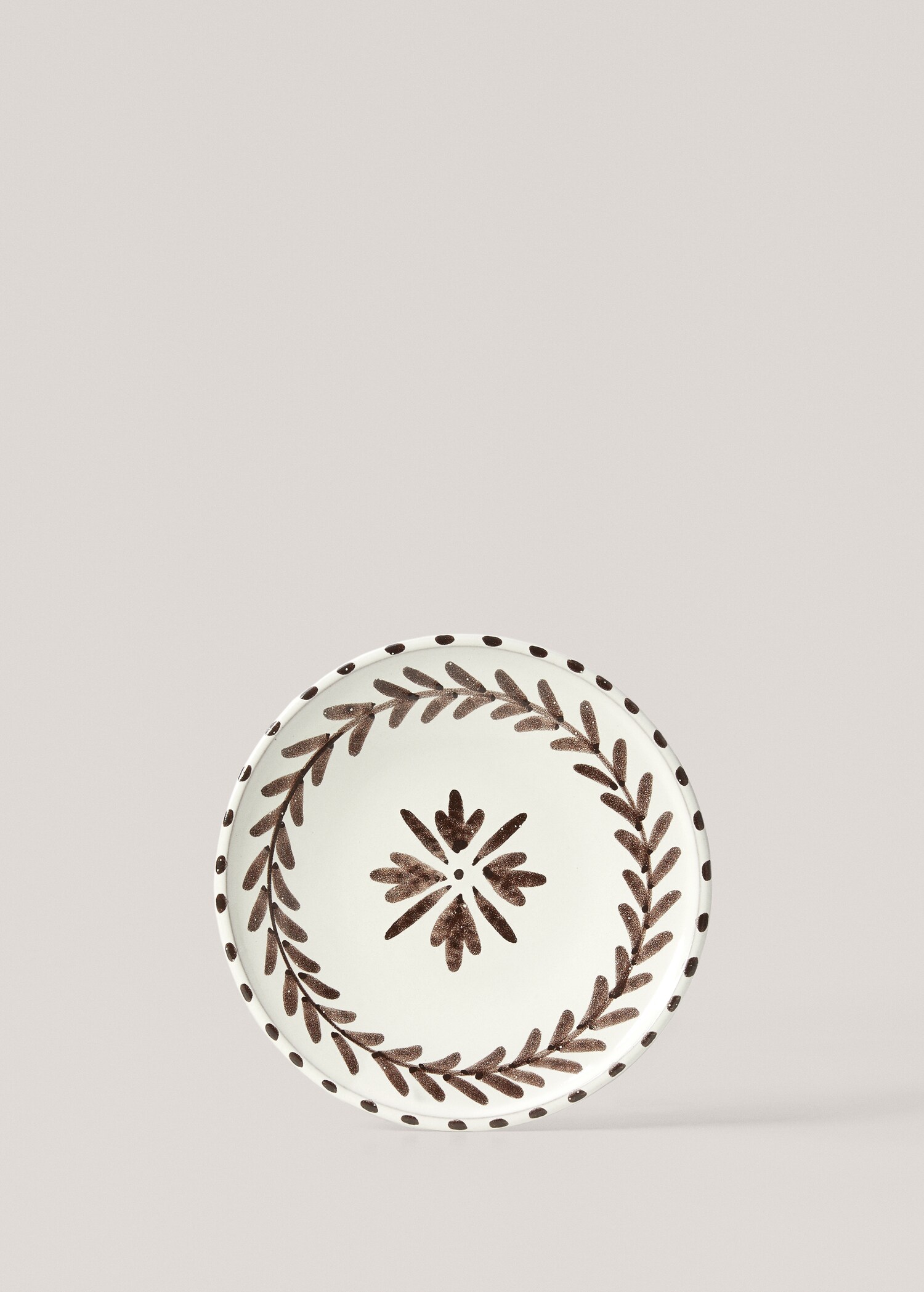 Floral dessert plate - Article without model