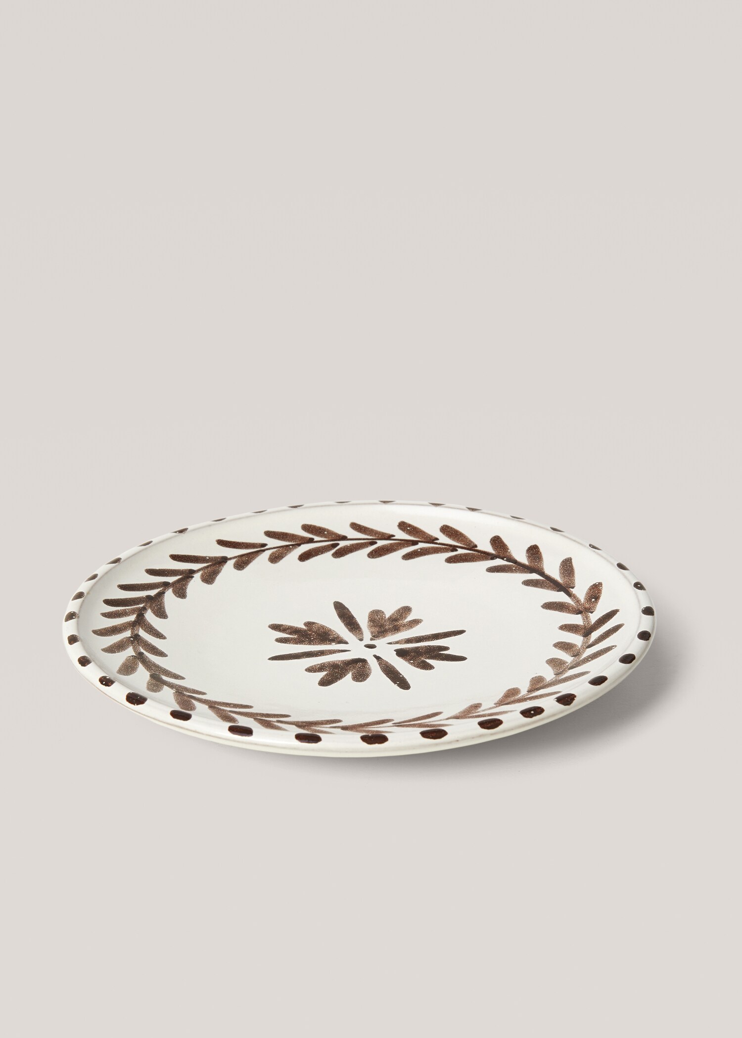 Floral dessert plate - Details of the article 1