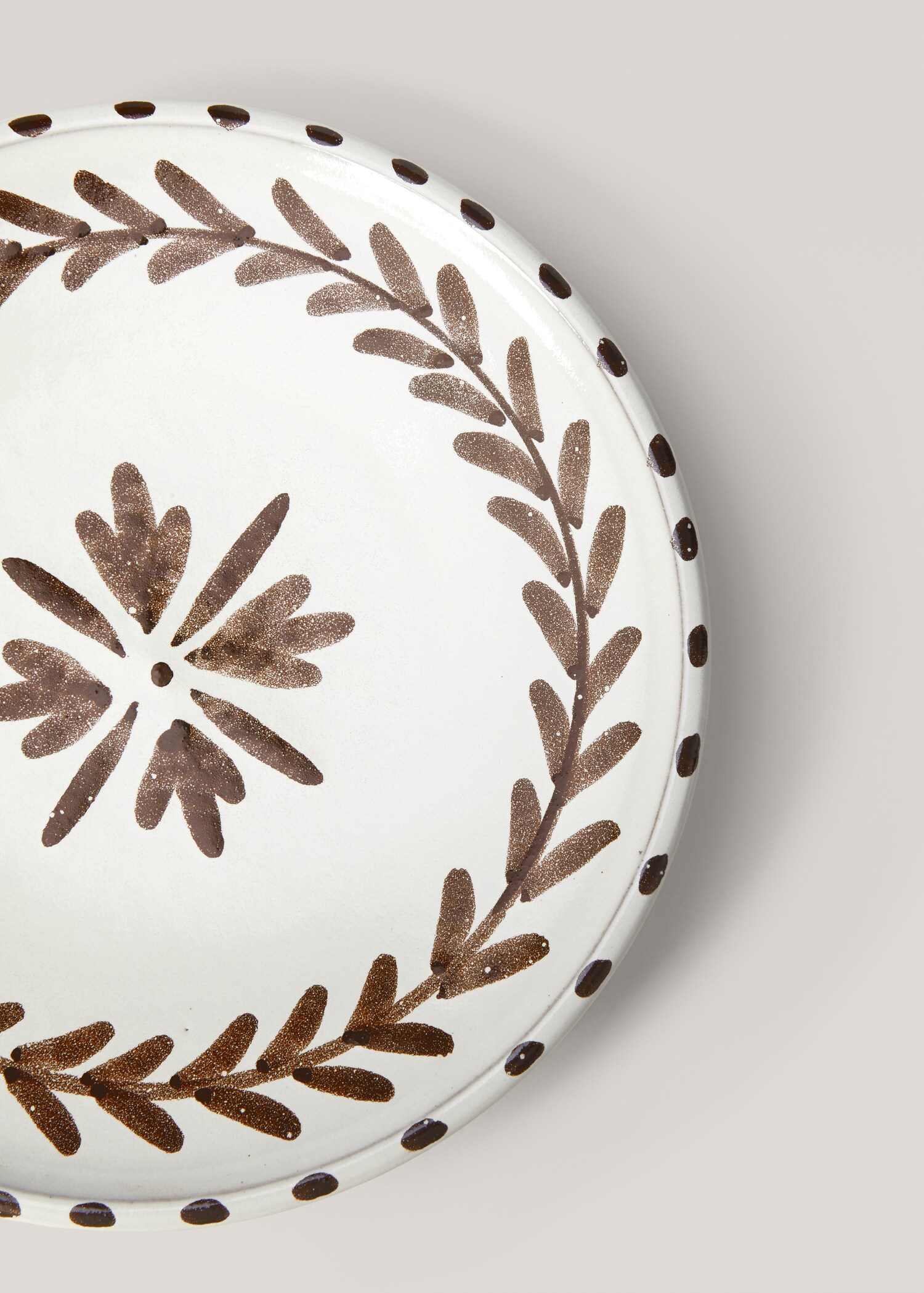 Floral dessert plate - Details of the article 2