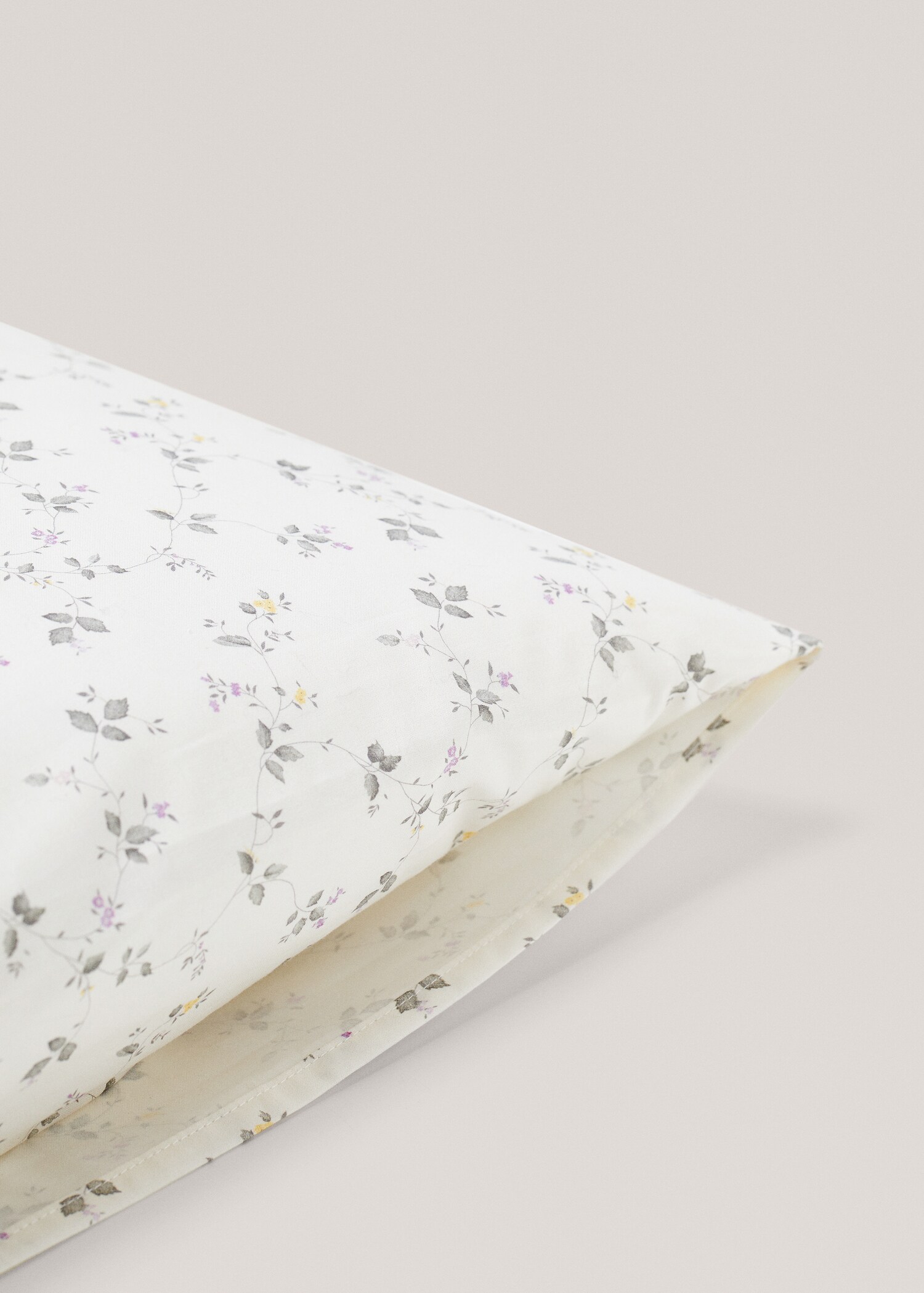 Housse de coussin en imprimé fleuri 60x60 cm (Lot de 2) - Détail de l'article 2