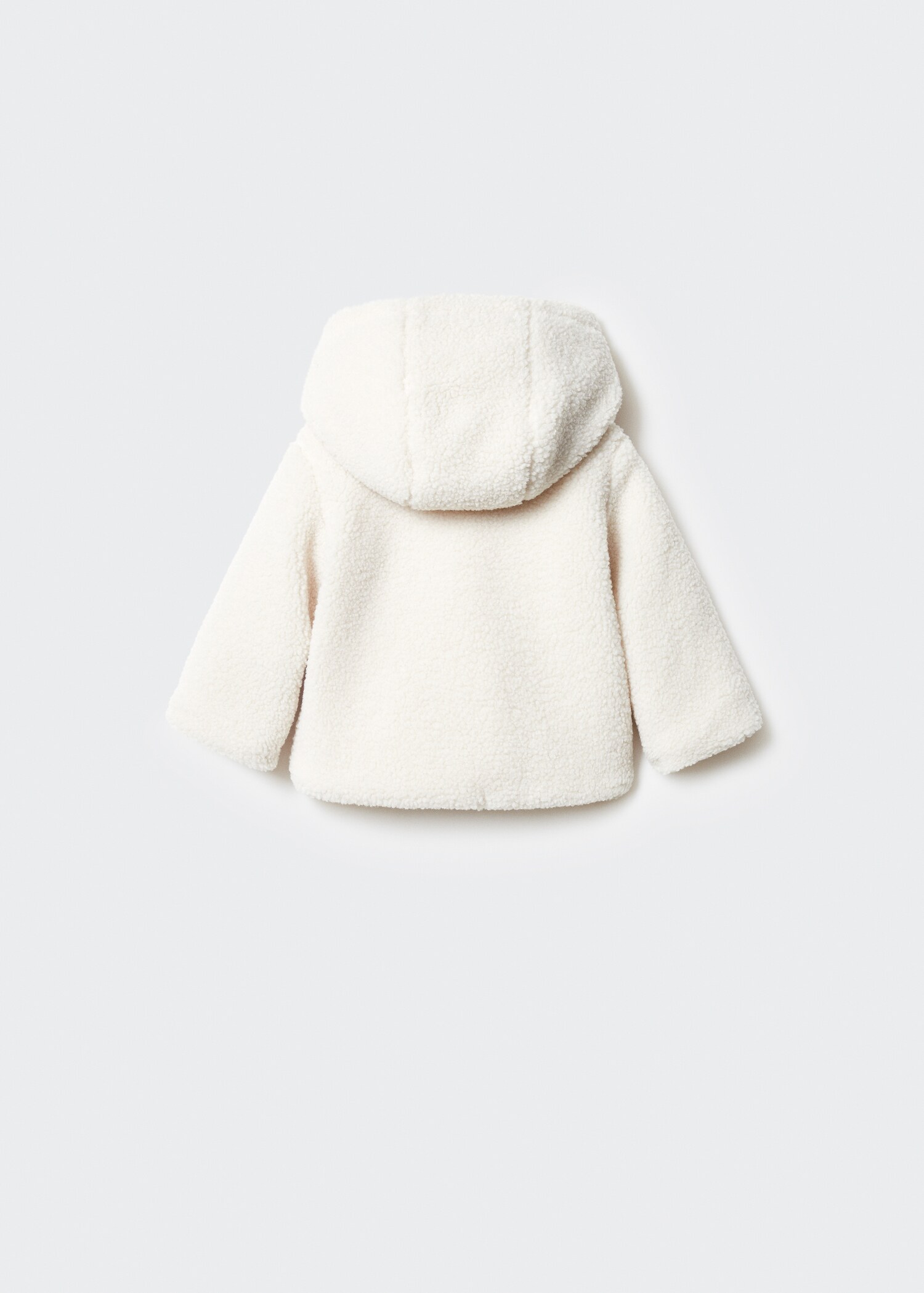 Manteau imitation mouton retourné double boutonnage - Verso de l’article
