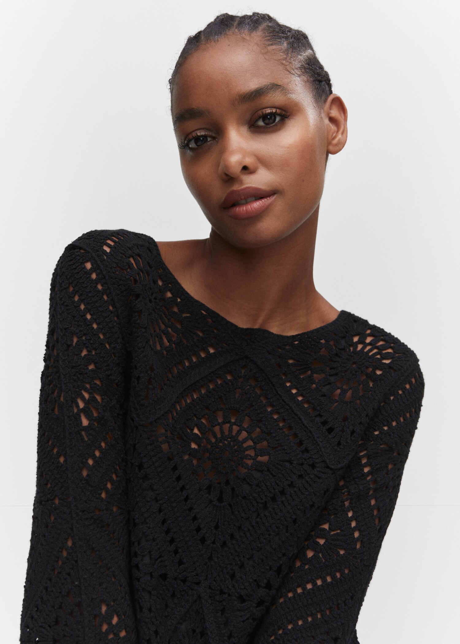Robe crochet manches cloche - Détail de l'article 1