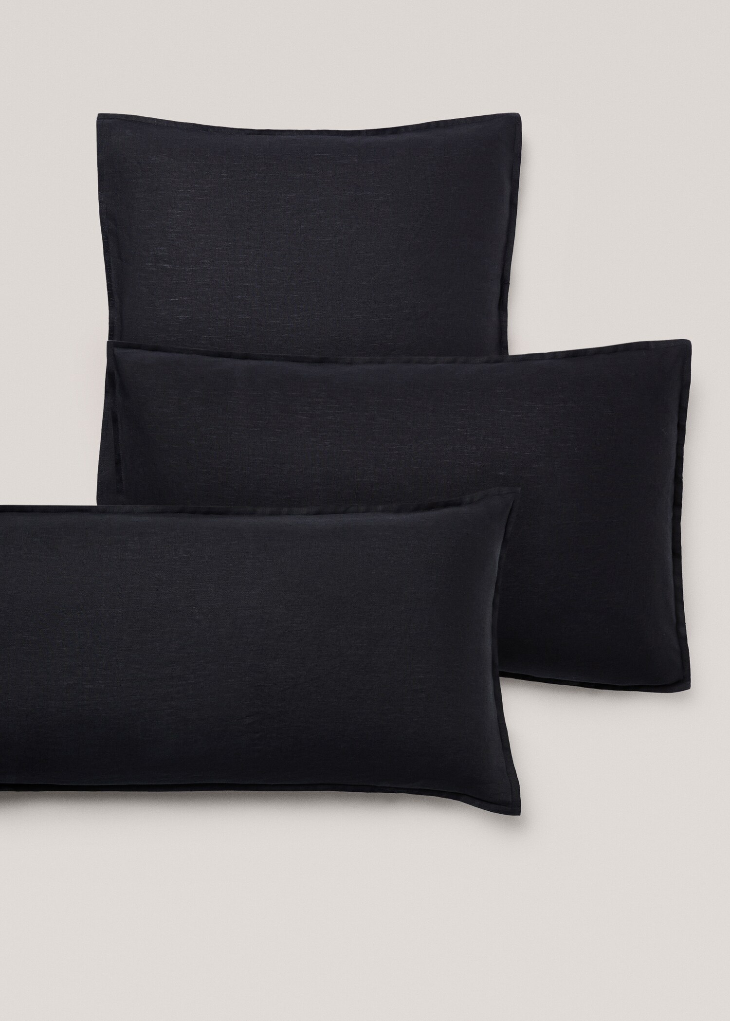 100% linen cushion cover 60x60cm - Details of the article 4