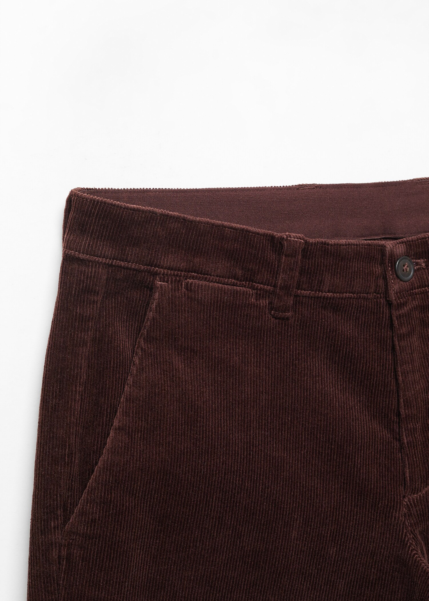 Corduroy slim fit crop pants - Details of the article 8