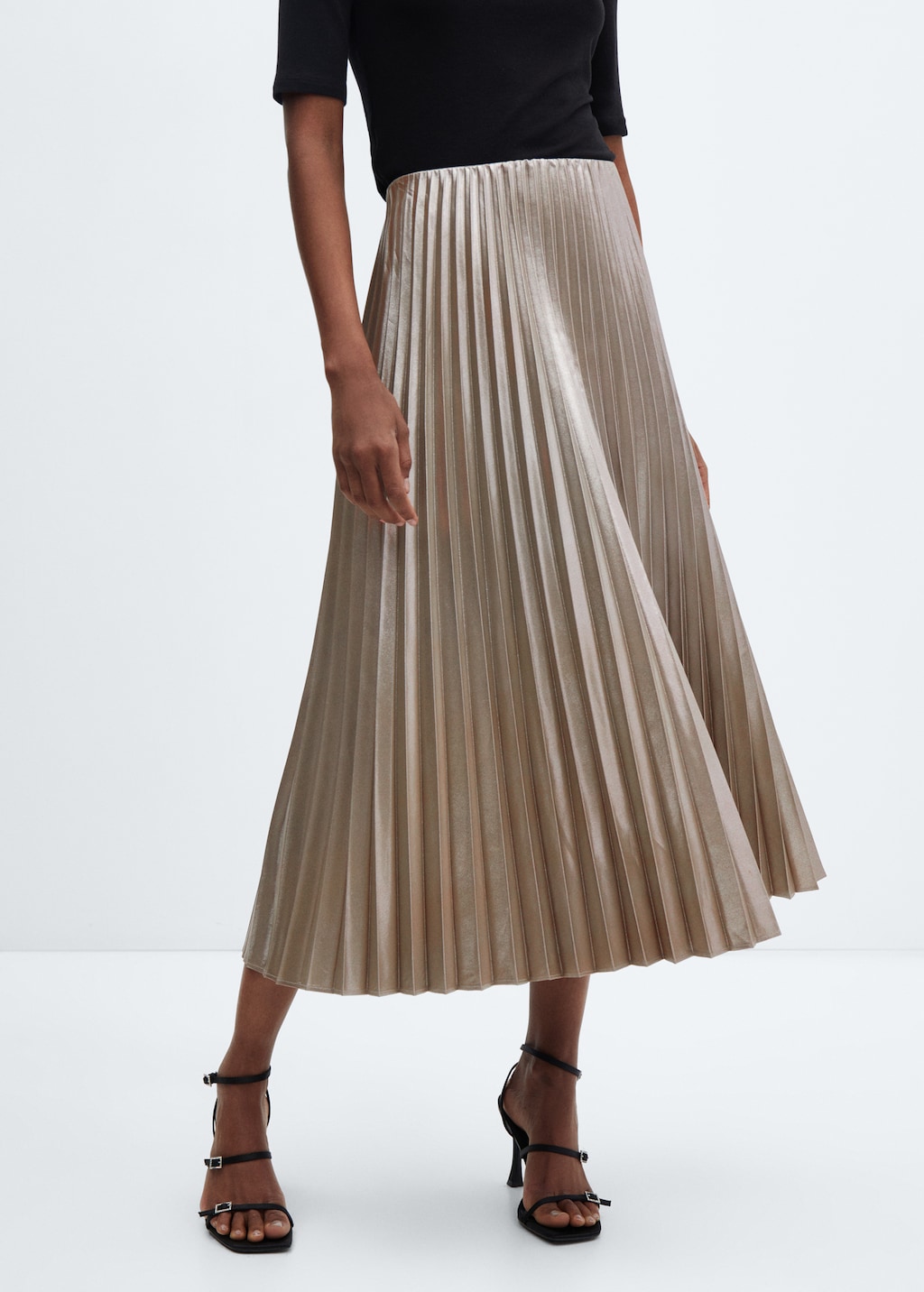mid length pleated skirts you tube