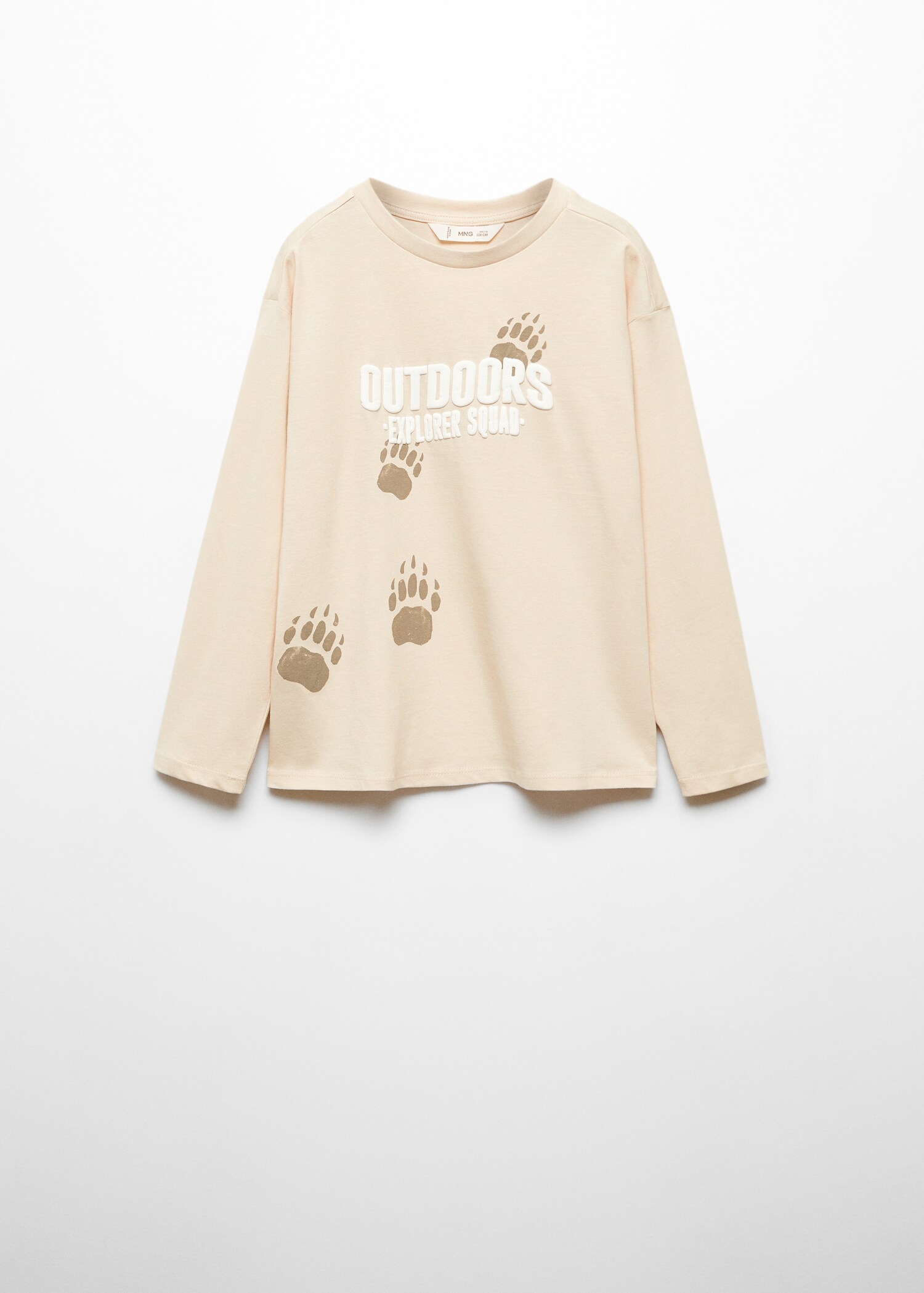 T-shirt message imprimé - Article sans modèle