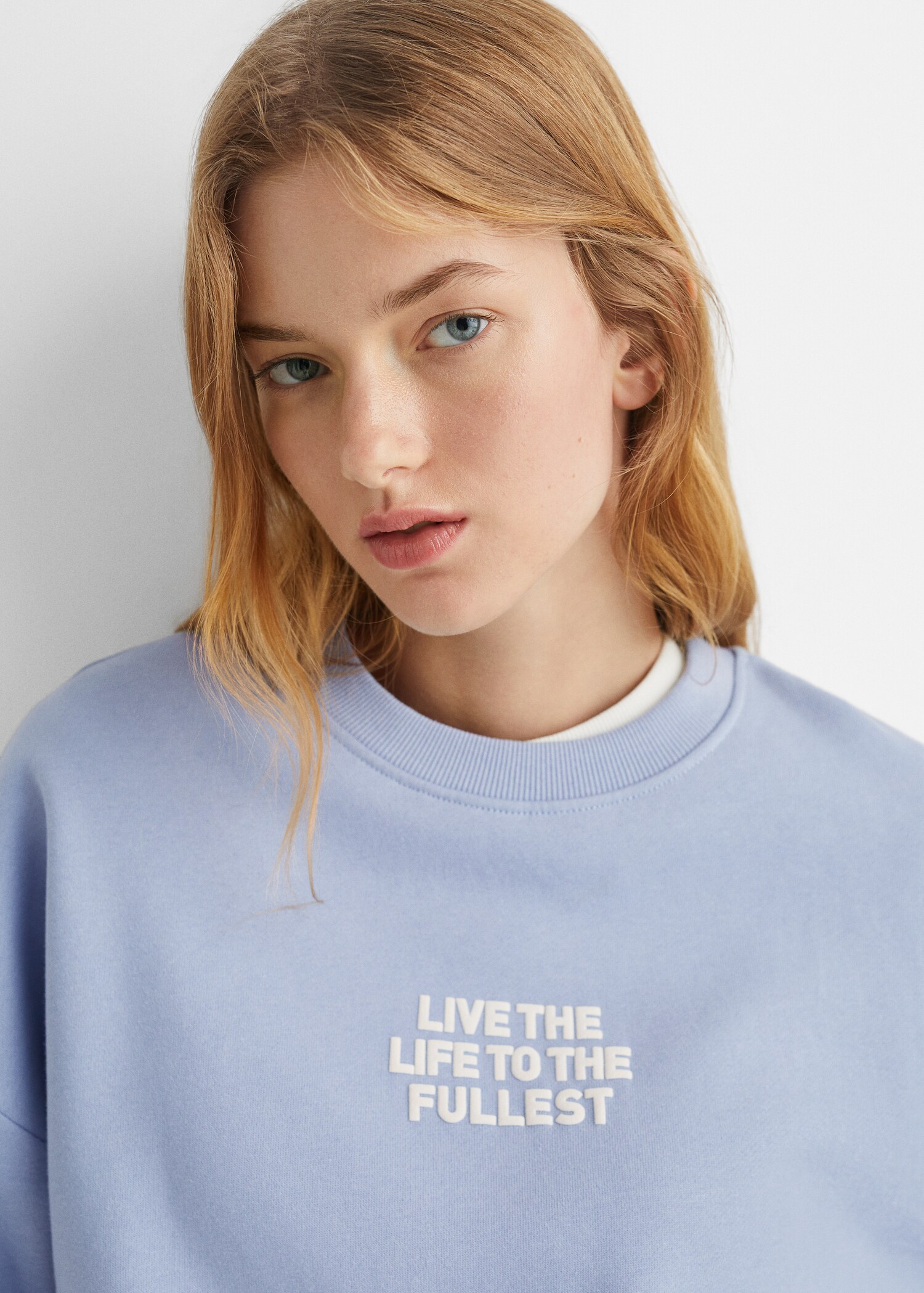 Sudadera mensaje estampado - Detalle del artículo 1