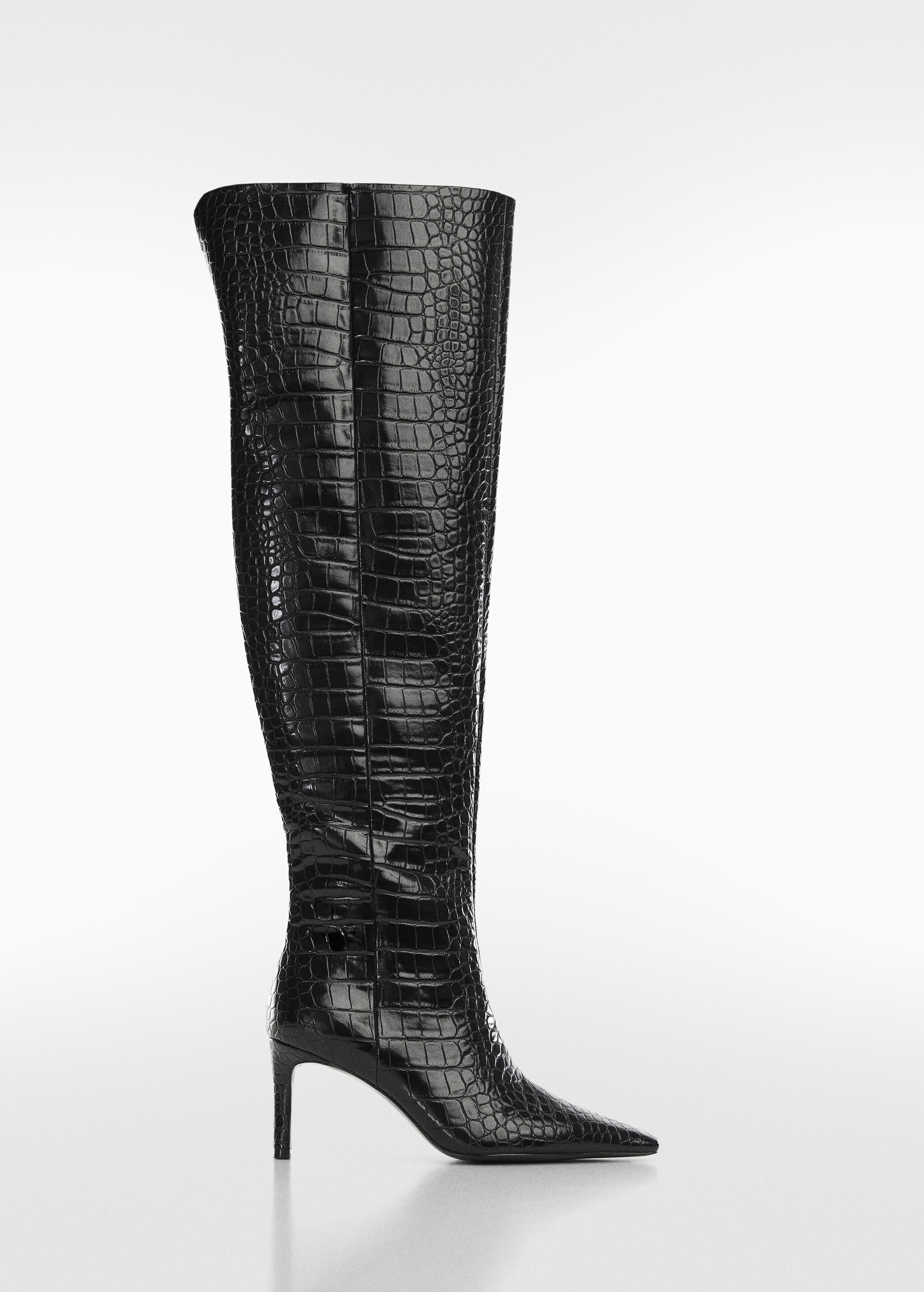 Coco-effect heeled boots - Article without model