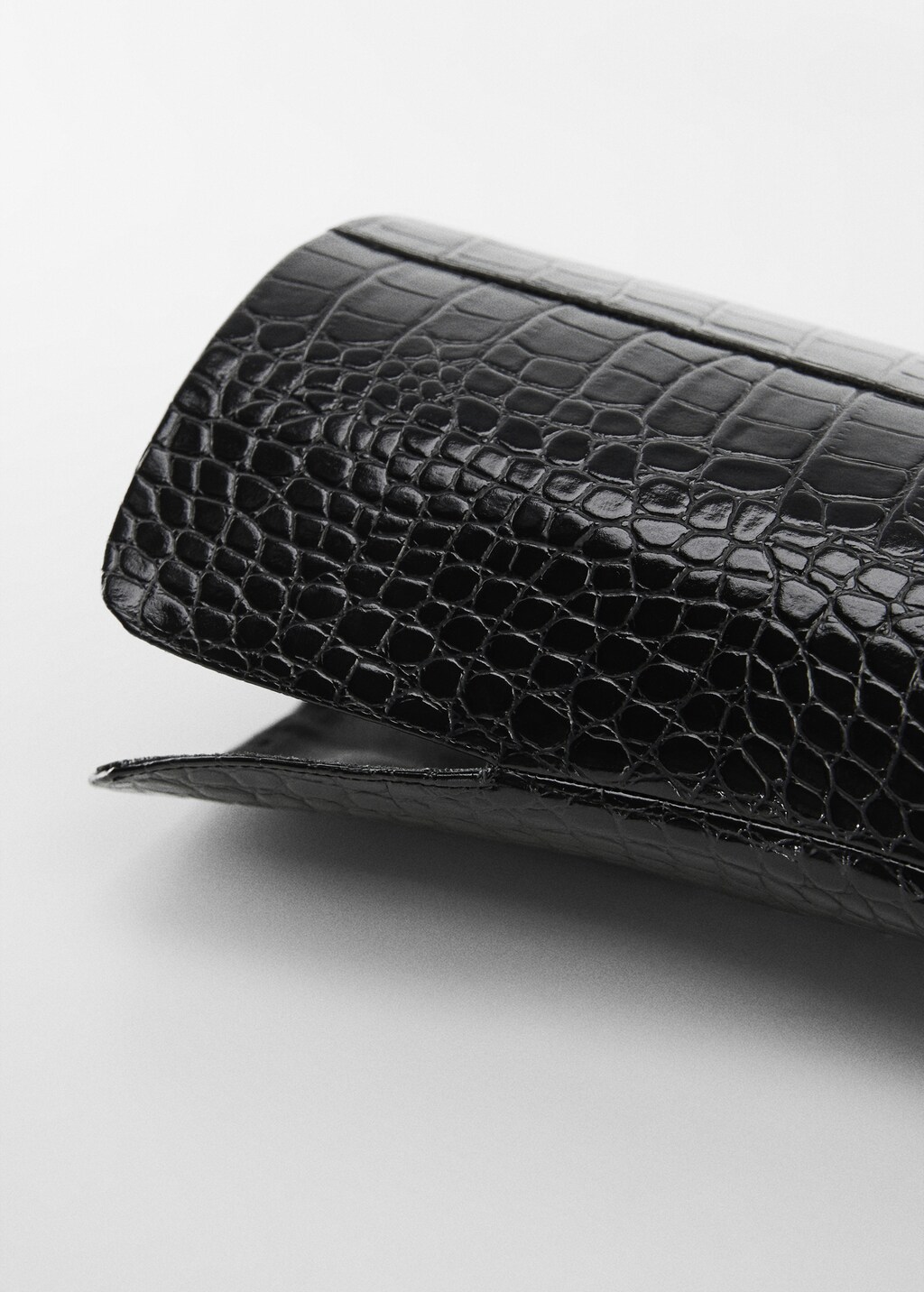 Bottes talon effet croco Femme MANGO Niger