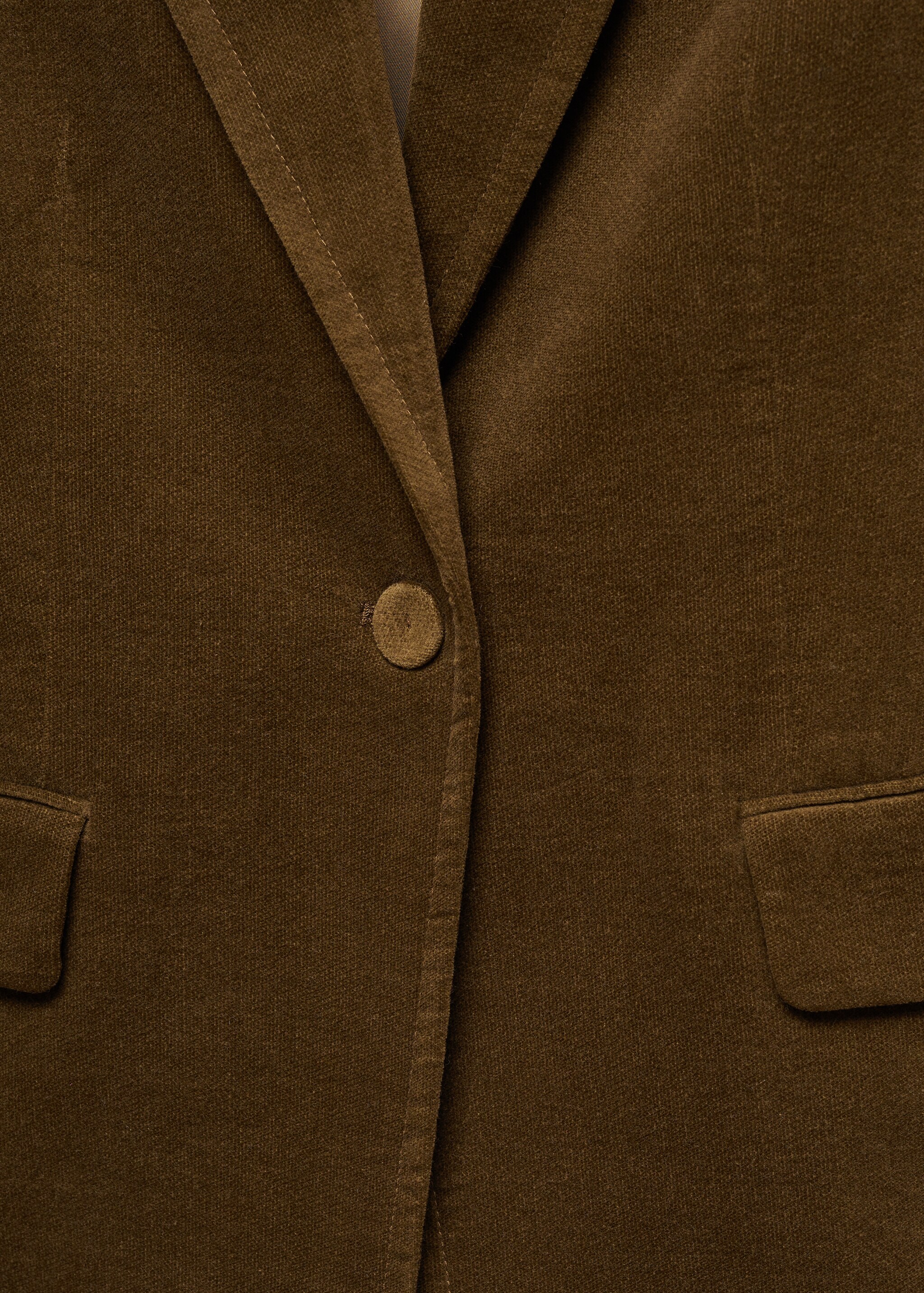 Velveteen suit jacket - Details of the article 8