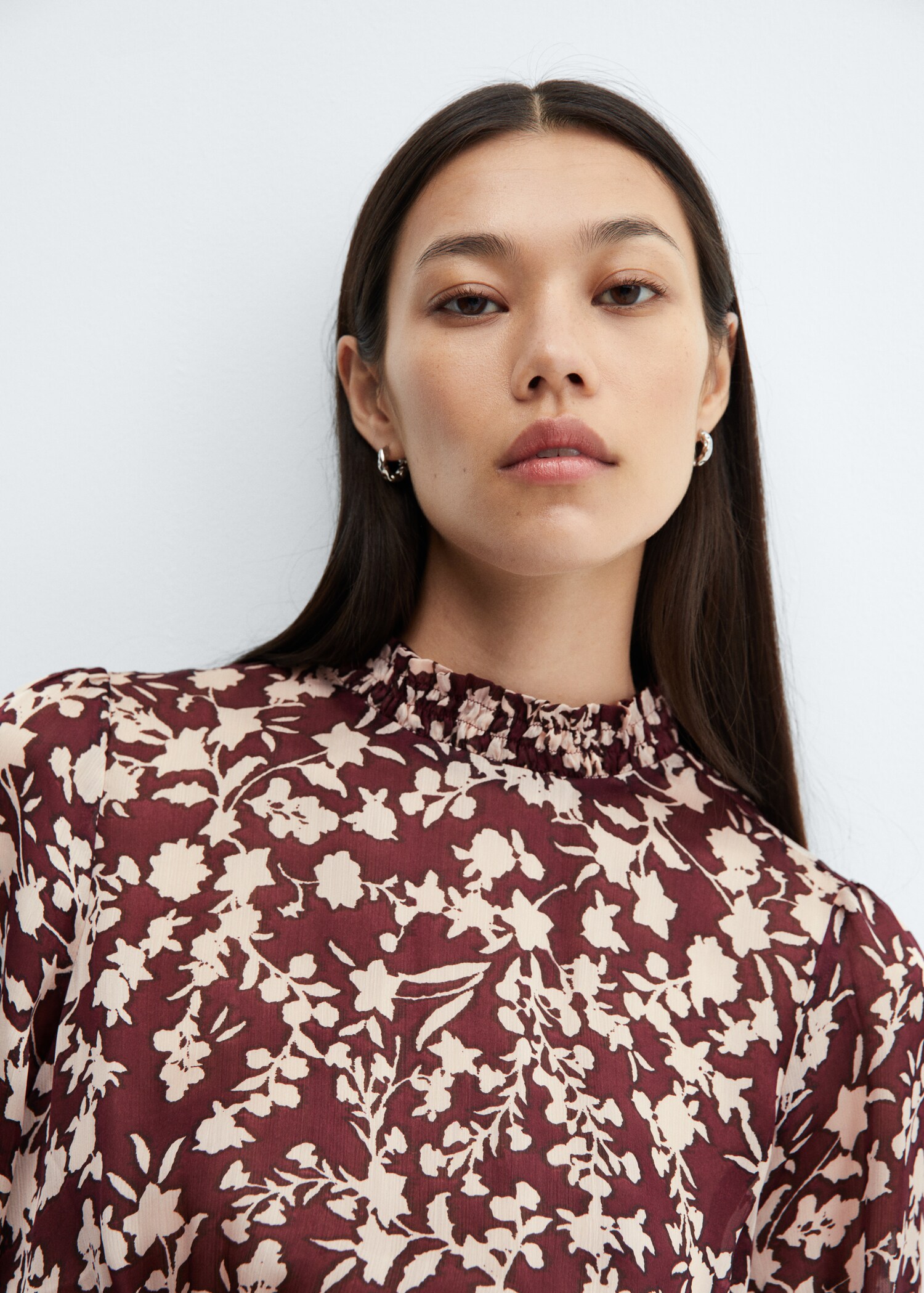 Robe fluide à imprimé floral - Détail de l'article 1