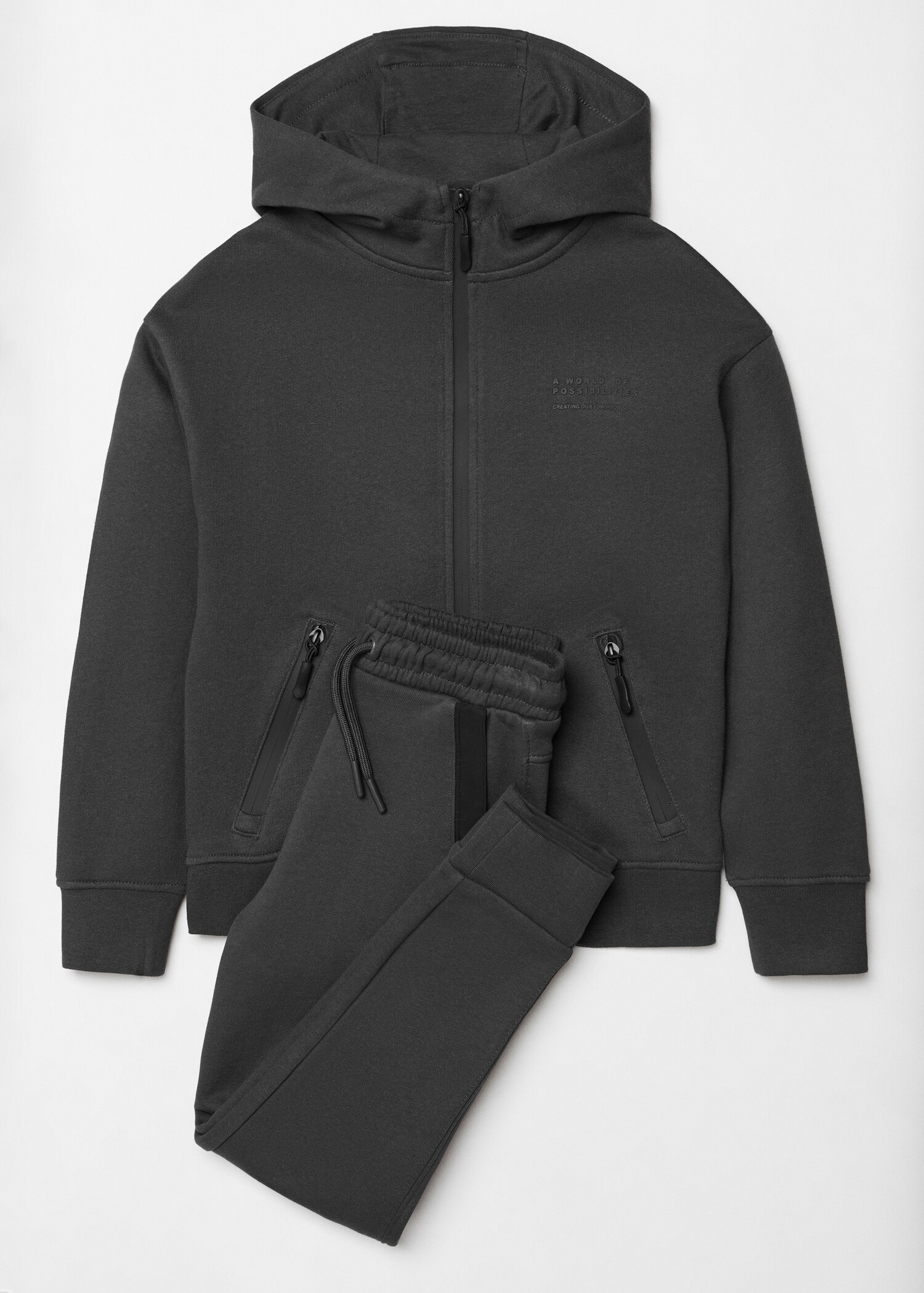 Cotton jogger-style trousers - Details of the article 5