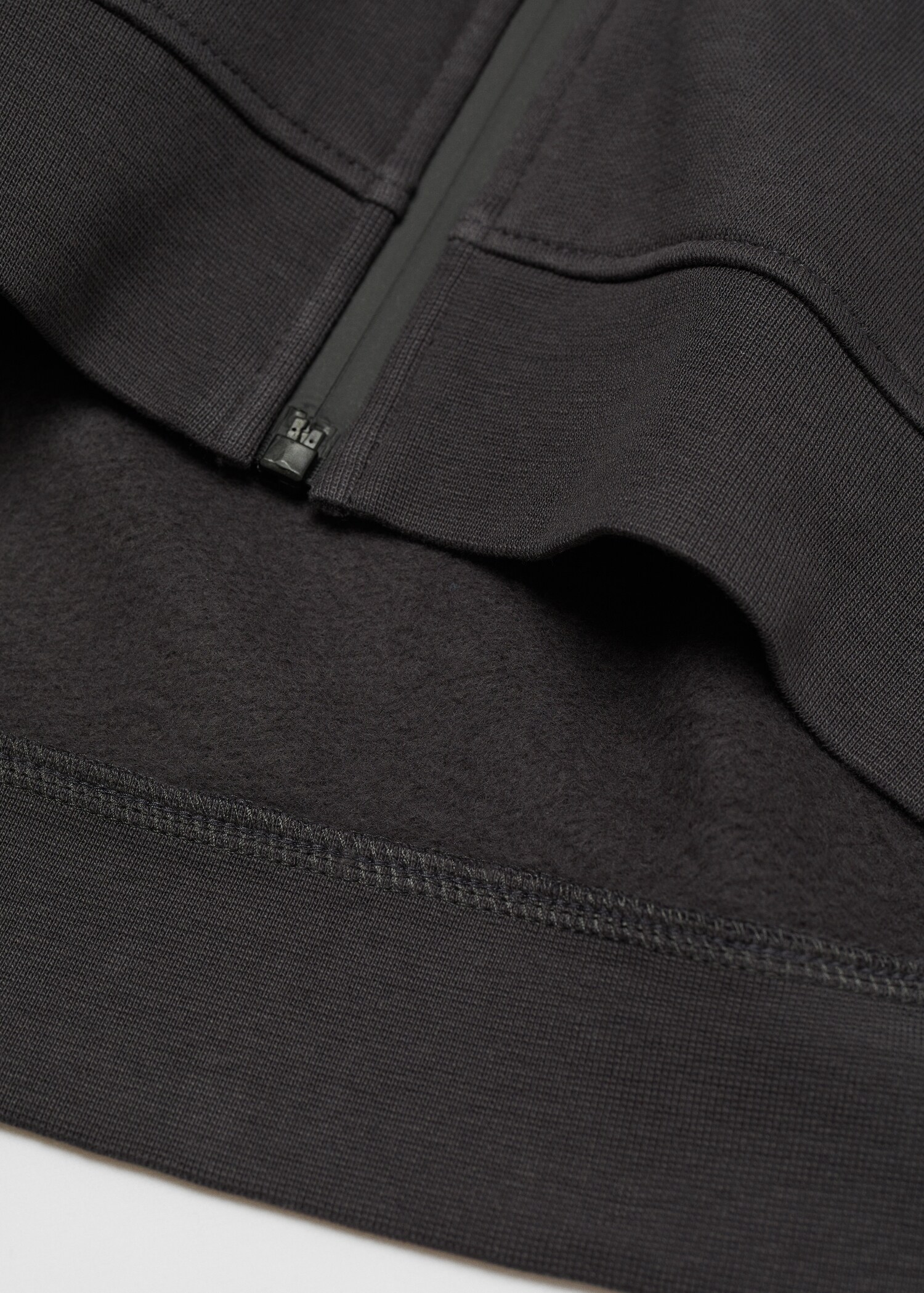 Sweat-shirt zippé à capuche - Détail de l'article 0