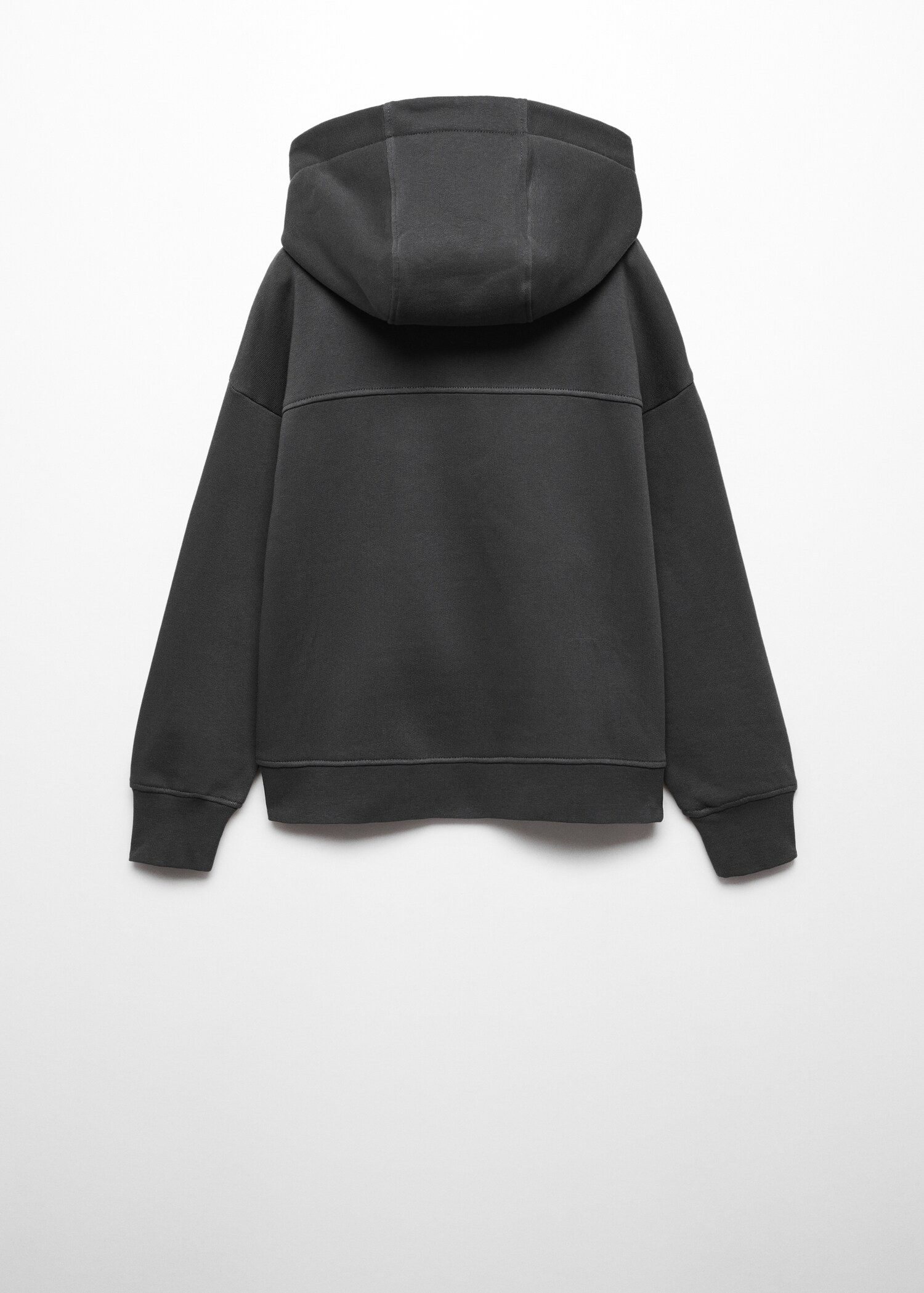 Sweat-shirt zippé à capuche - Verso de l’article