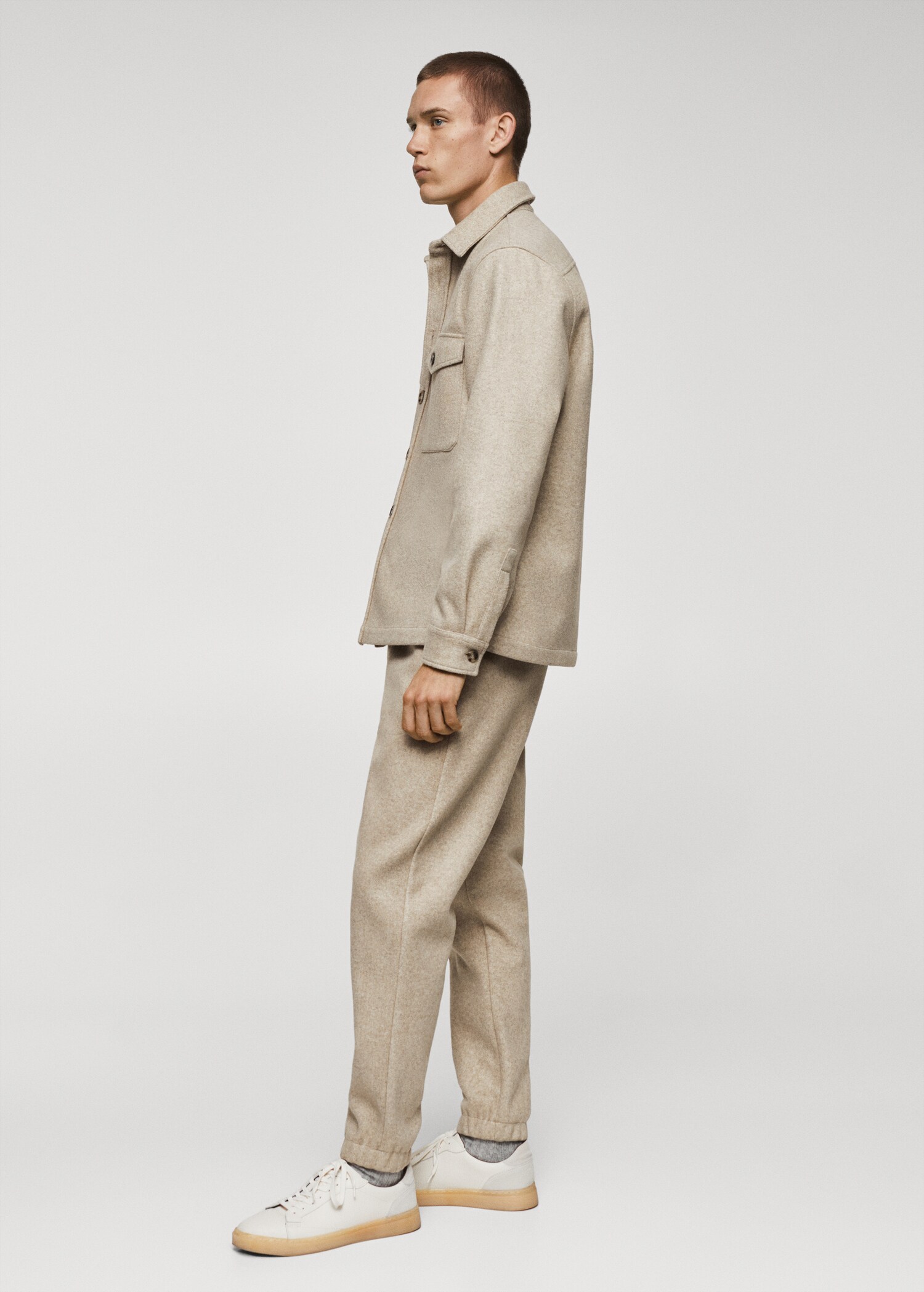 Flannel jogger pants - Details of the article 2
