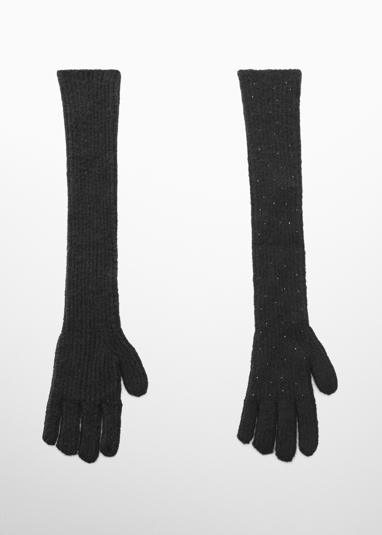 Lange handschoenen met glanzend detail - Artikel zonder model