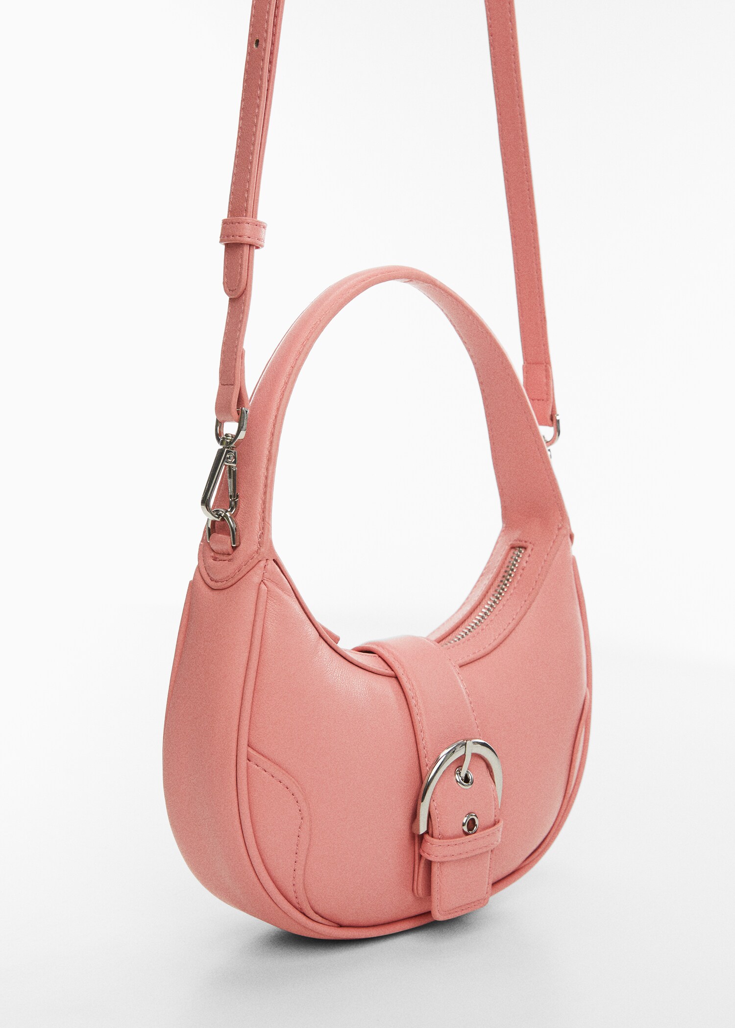 Buckle bag with double handle  - Medium plane