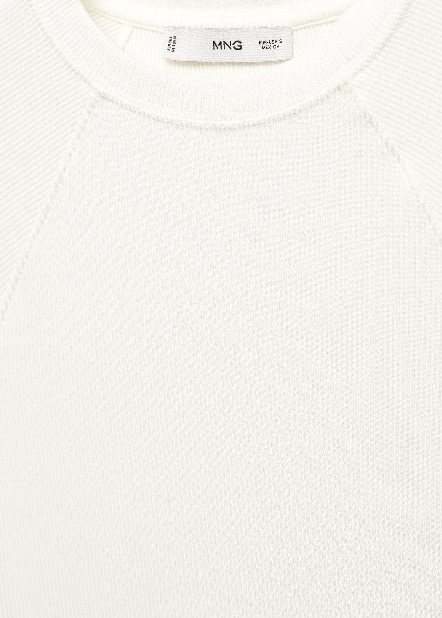 Langärmliges T-Shirt mit Rippstruktur - Detail des Artikels 8