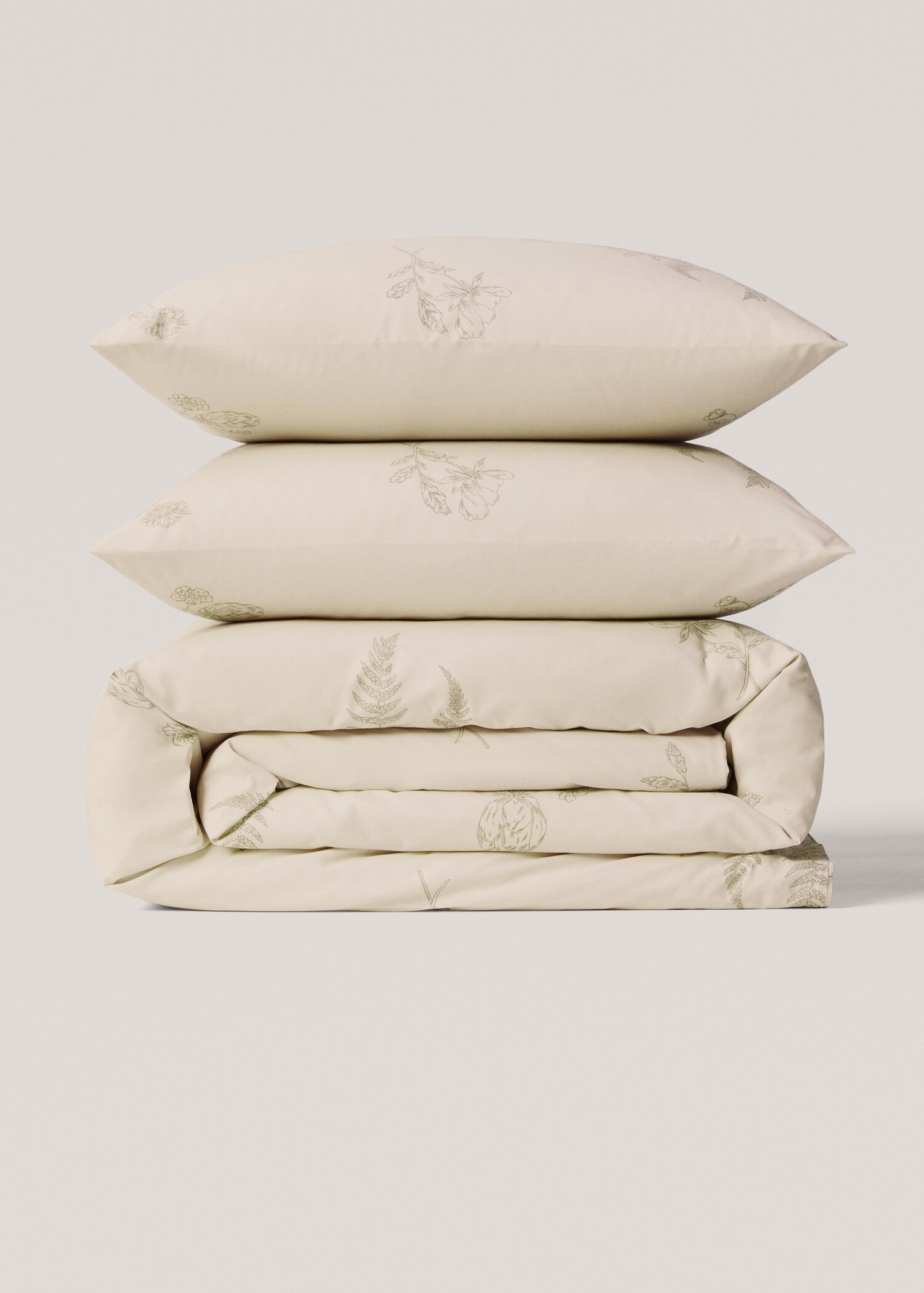 Housse de couette motif fleuri lit 135/140 cm - Article sans modèle