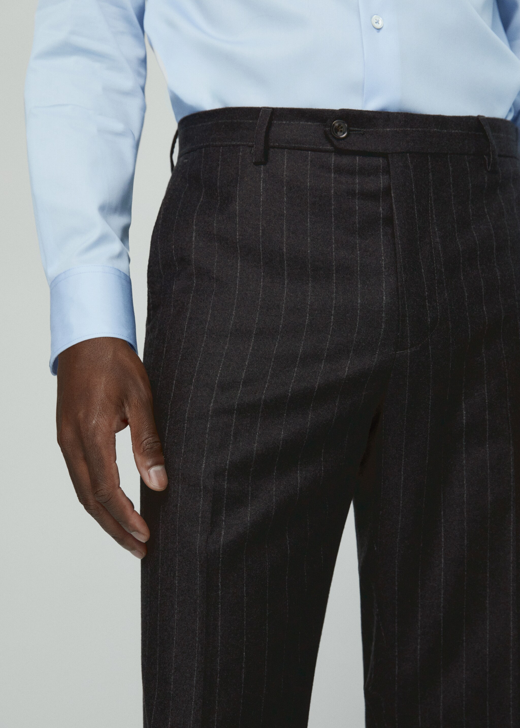 Virgin wool suit trousers - Details of the article 1