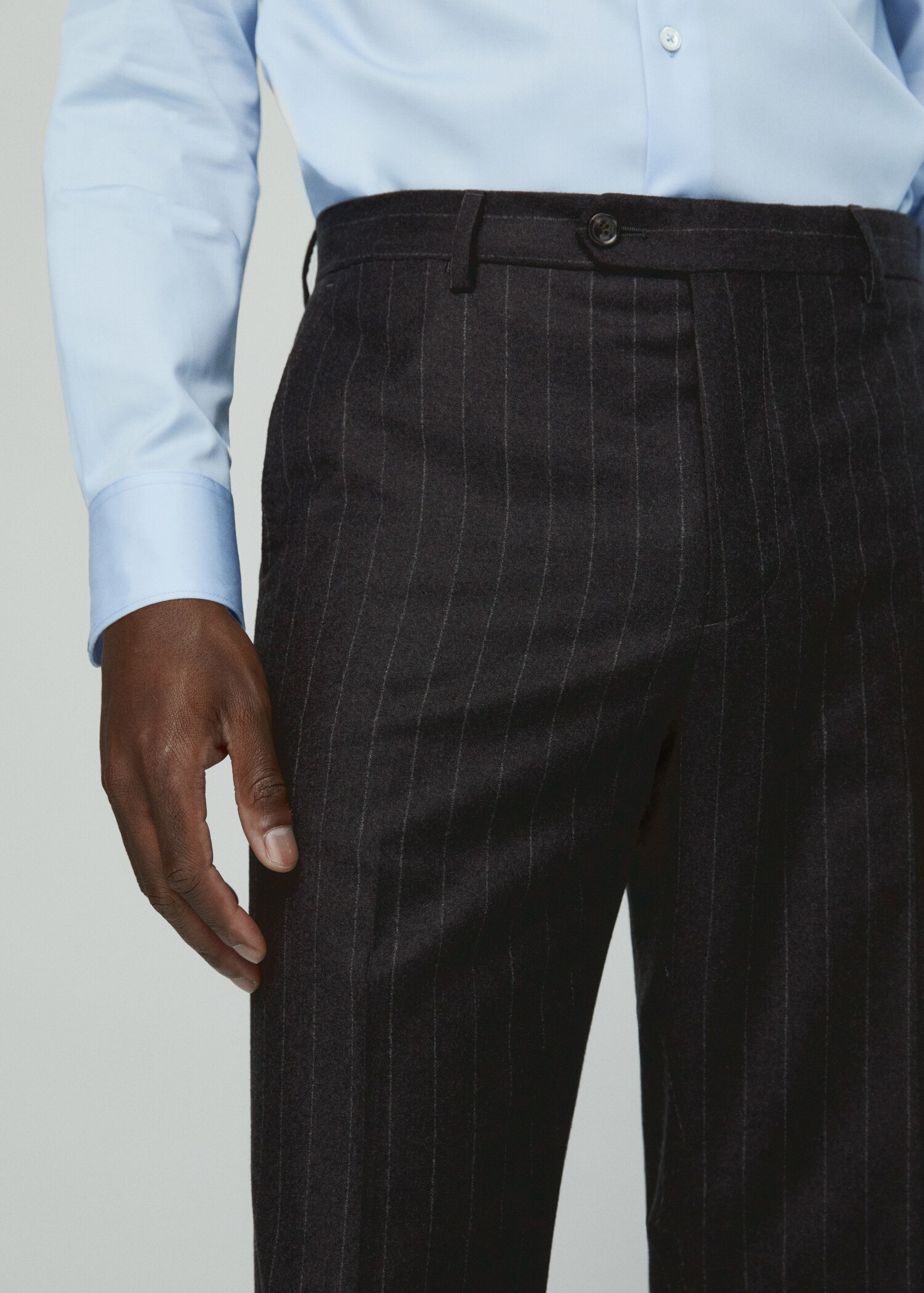 Virgin wool suit pants - Details of the article 1
