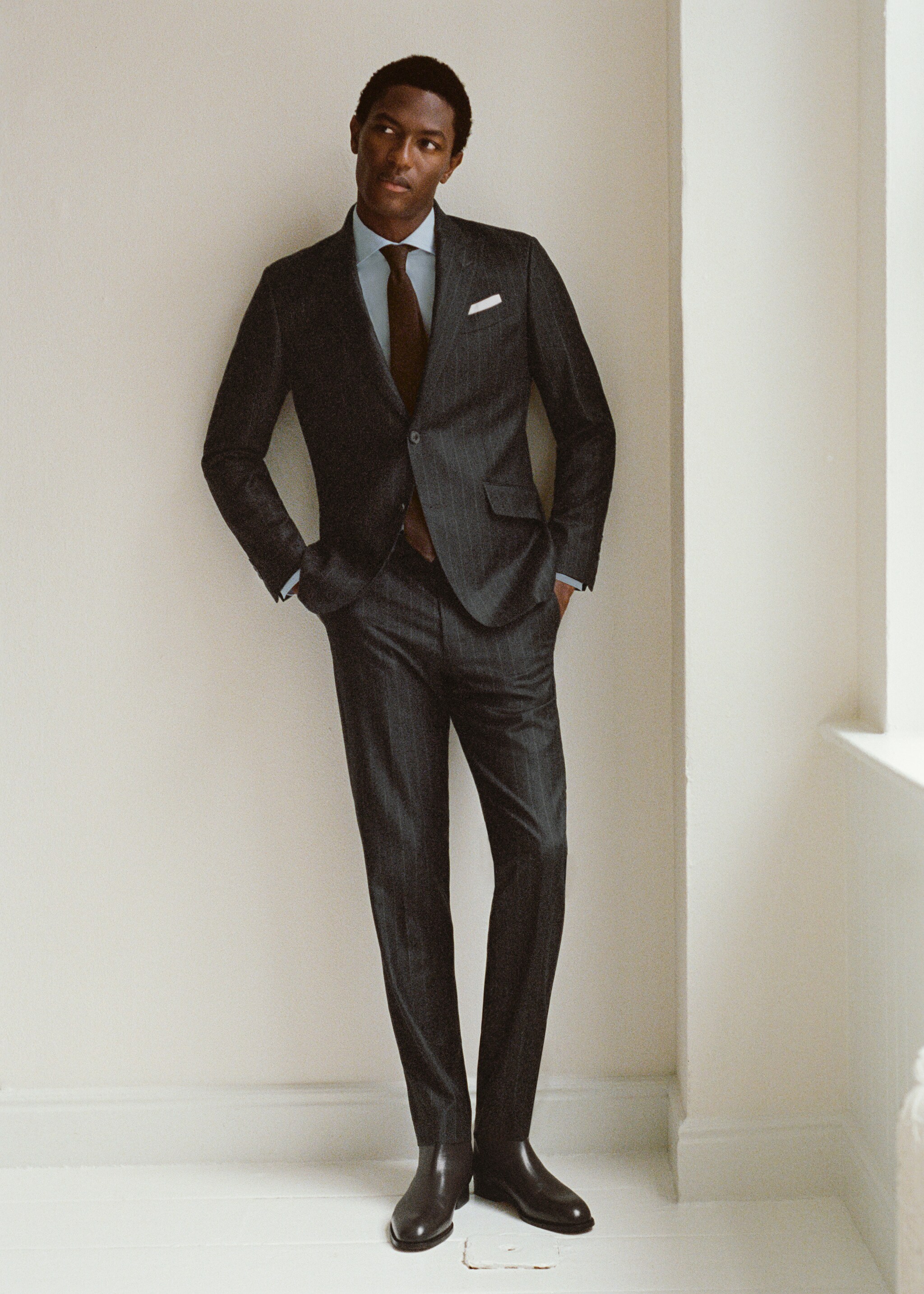 Virgin wool suit trousers - Details of the article 5