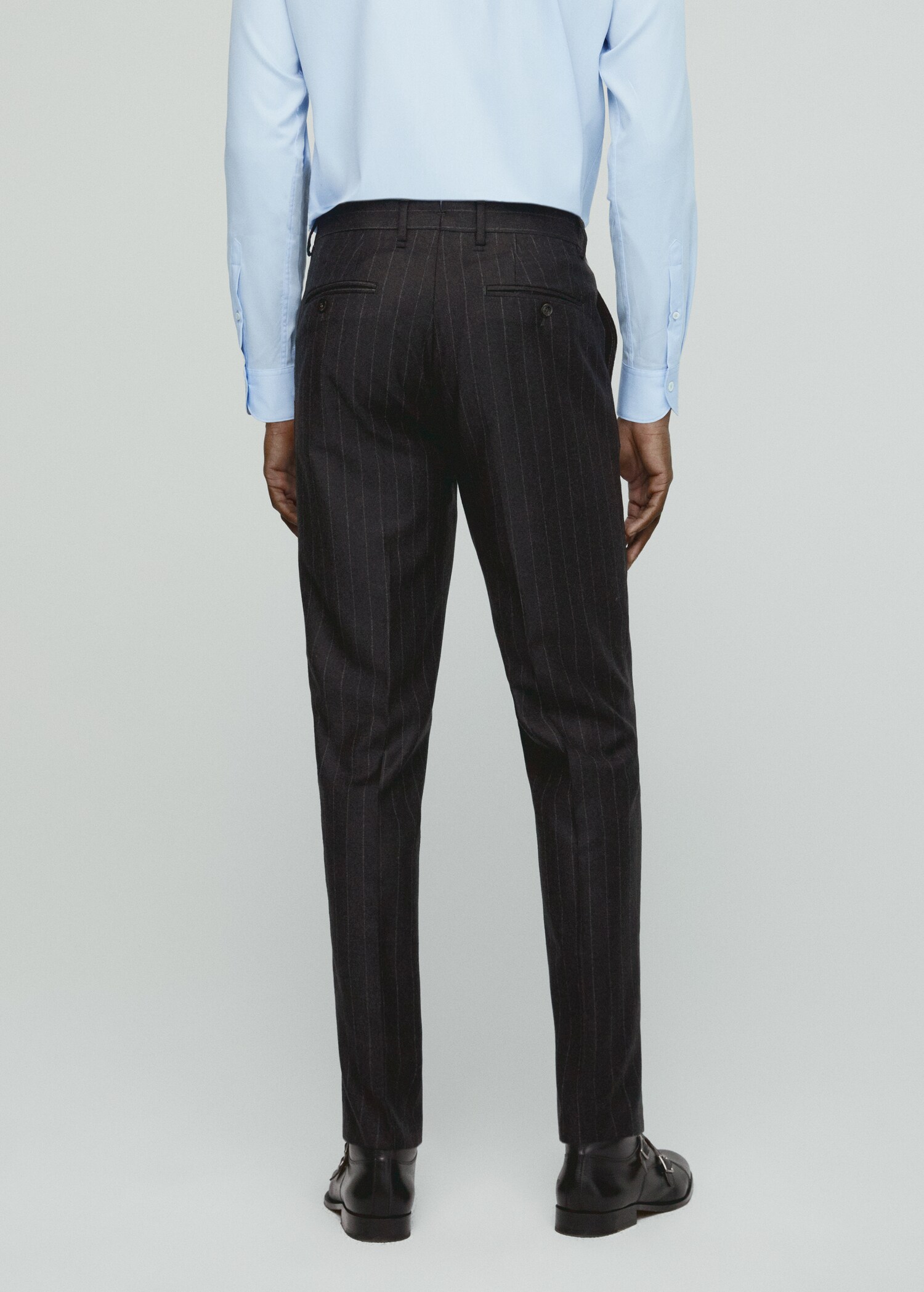 Virgin wool suit pants - Reverse of the article