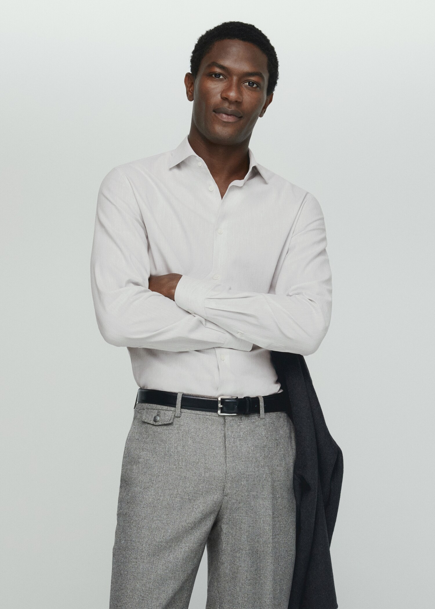 Camisa 100% algodón estructura - Plano medio