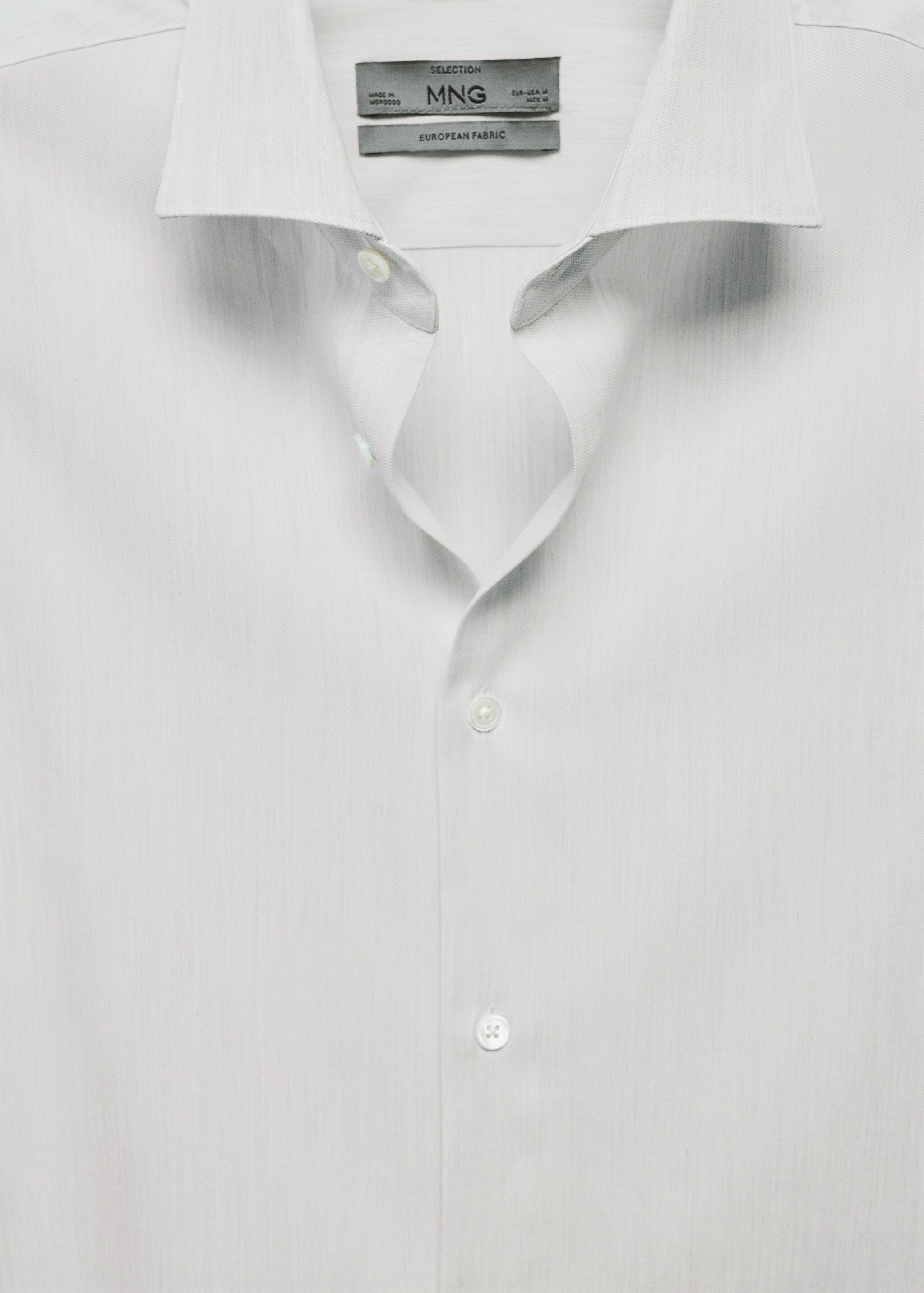 Camisa de 100% de algodão com estrutura - Pormenor do artigo 8