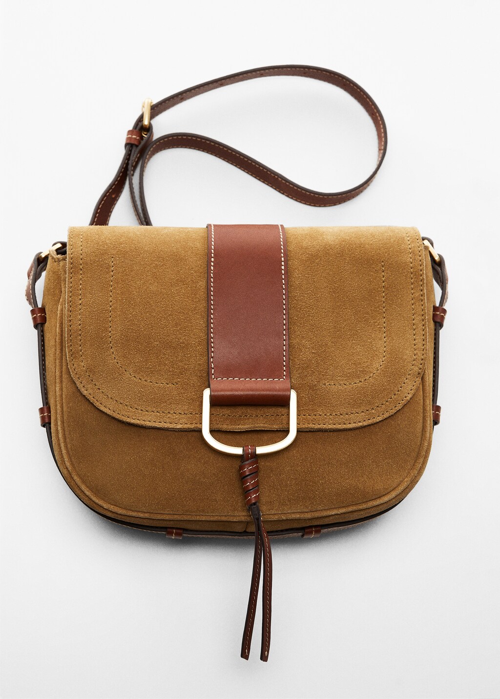 Leather crossbody bag Women MANGO Montenegro