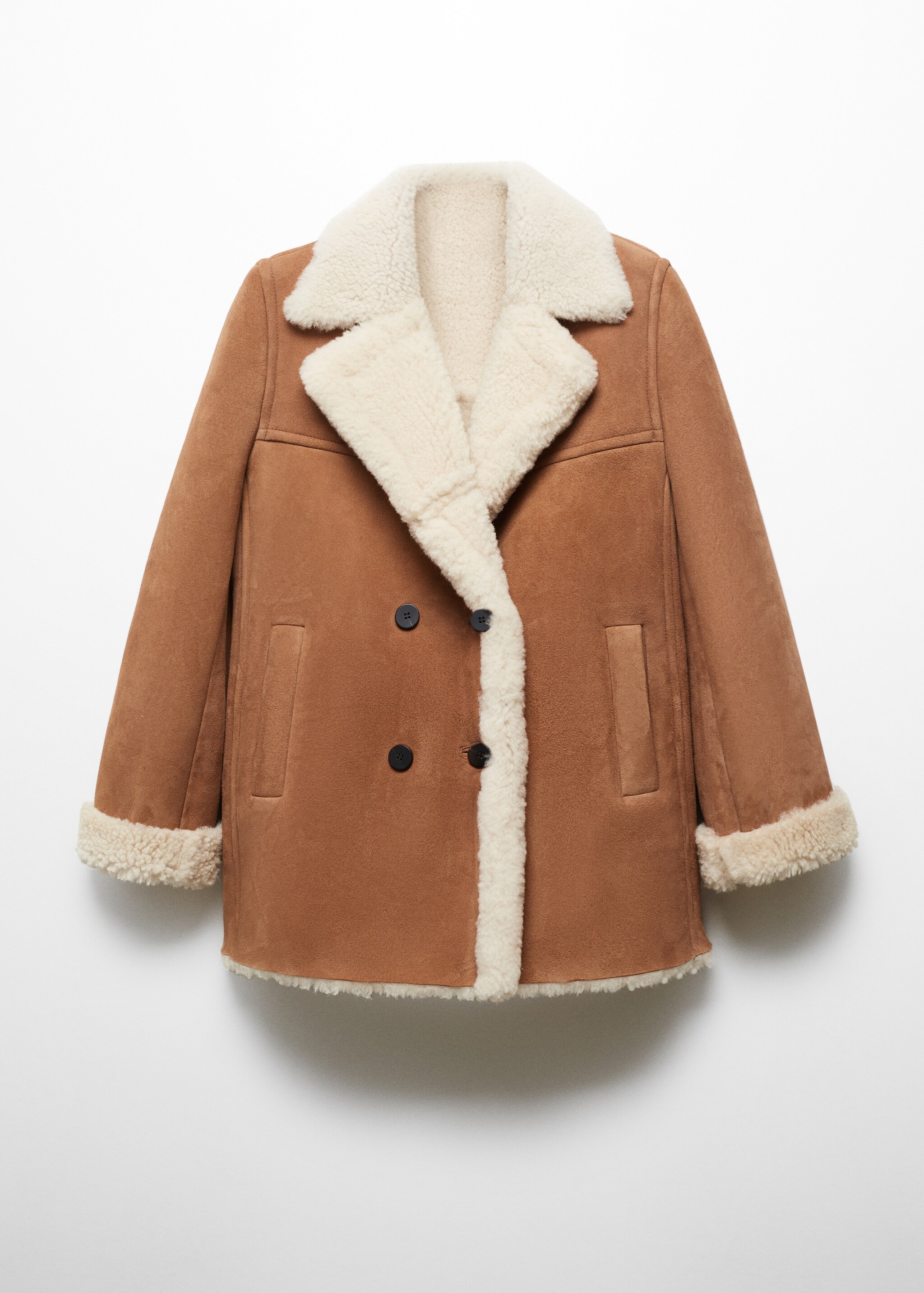 Shearling-lined coat - Article without model