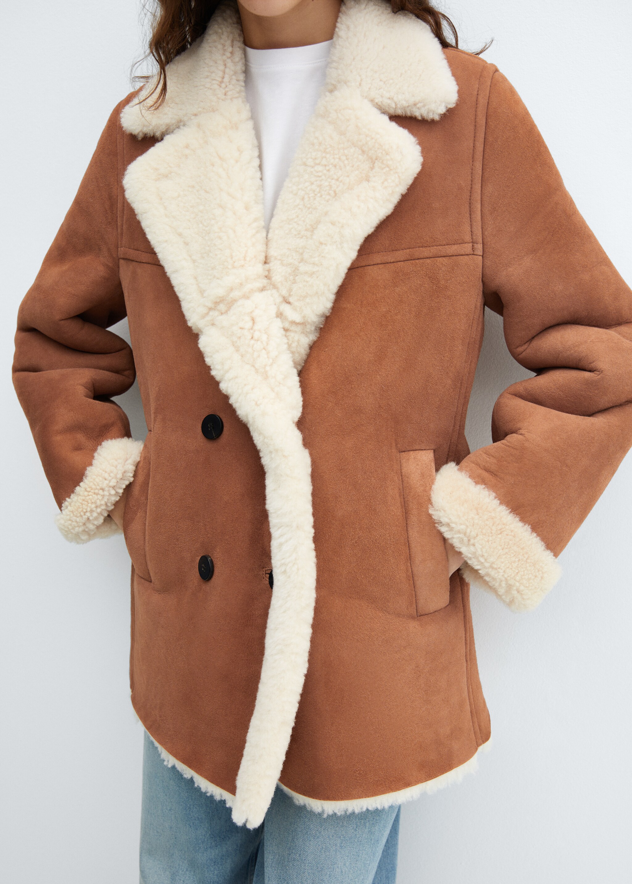 Shearling-lined coat - Details of the article 6