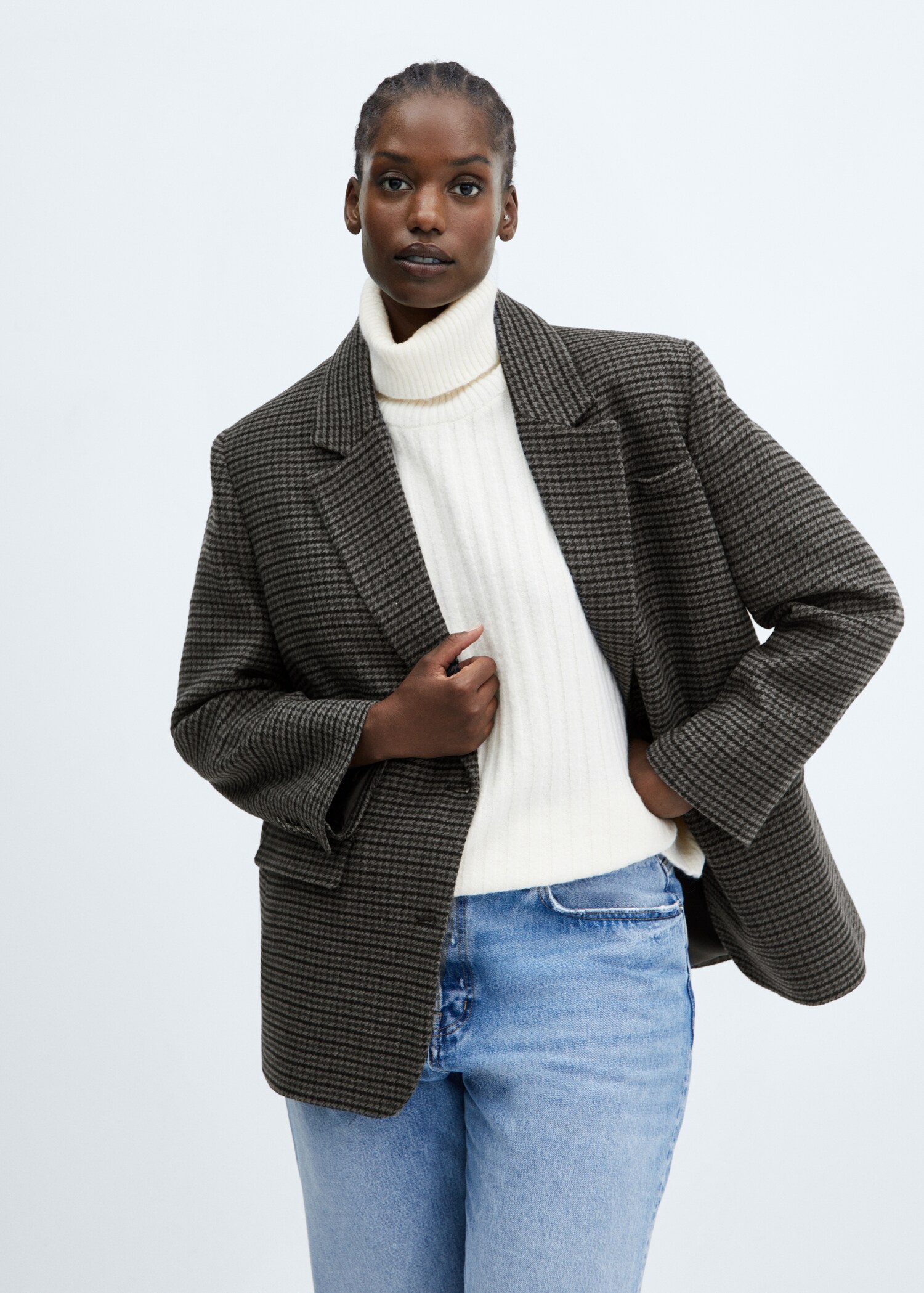 Veste structurée pied-de-poule - Détail de l'article 5