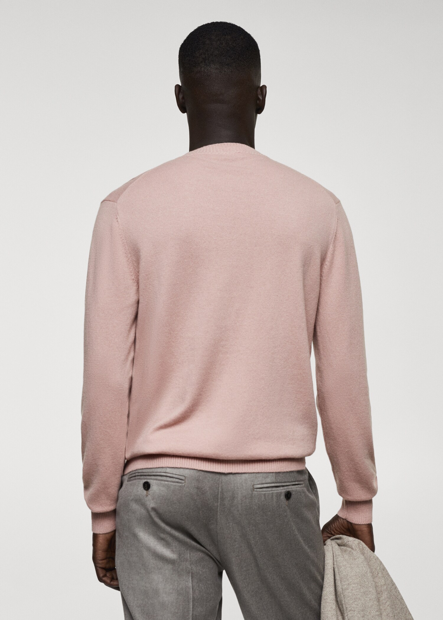 Cashmere wool sweater - Reverse of the article