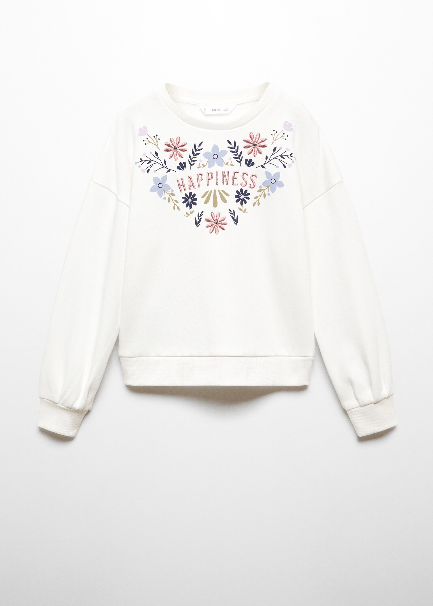 Embroidered printed hoodie - Artikel zonder model