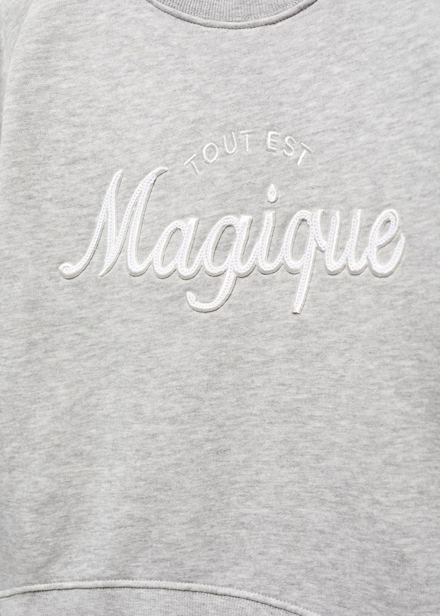 Sweat-shirt message brodé - Détail de l'article 8