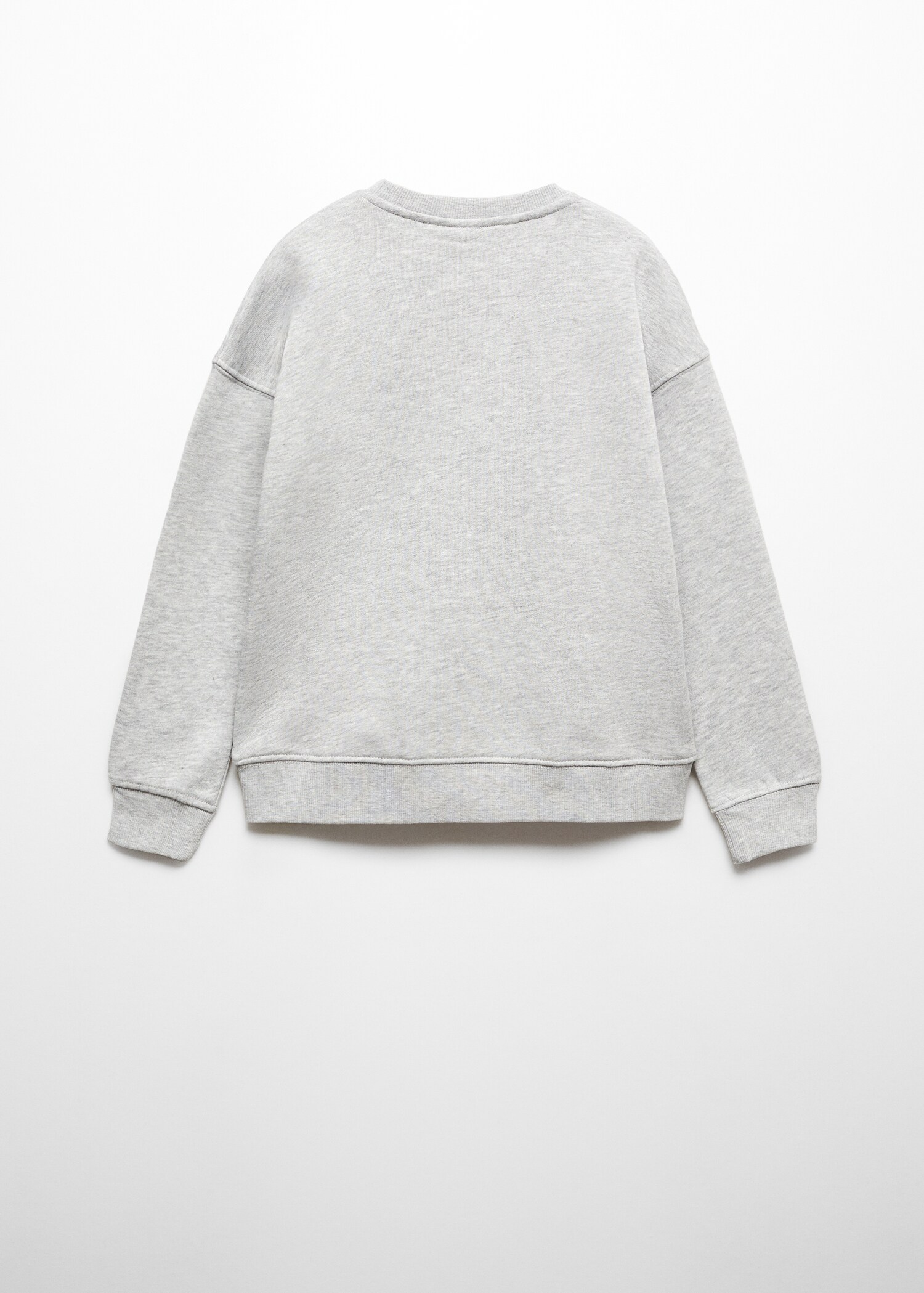 Sweat-shirt message brodé - Verso de l’article