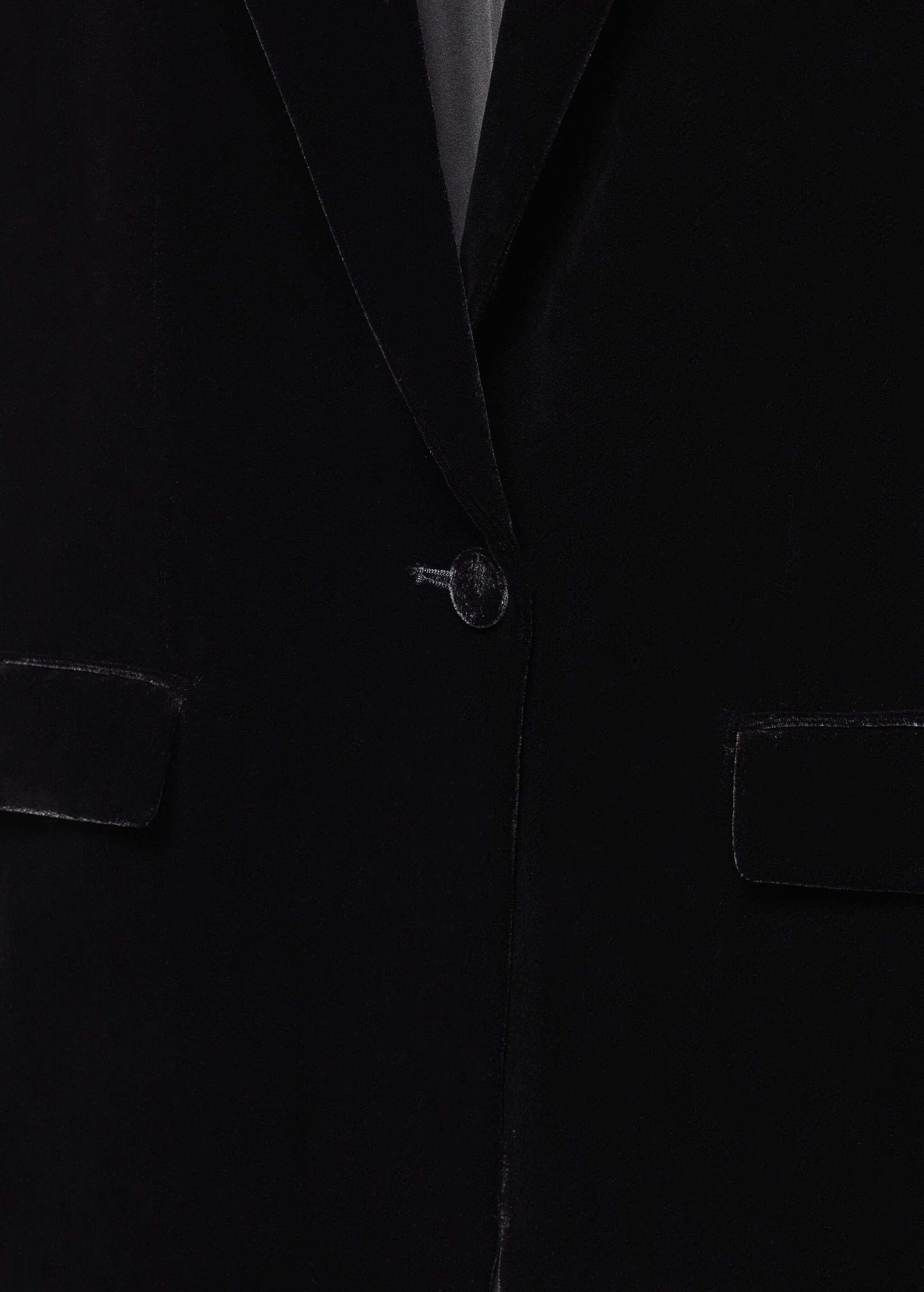 Velvet suit blazer - Details of the article 8