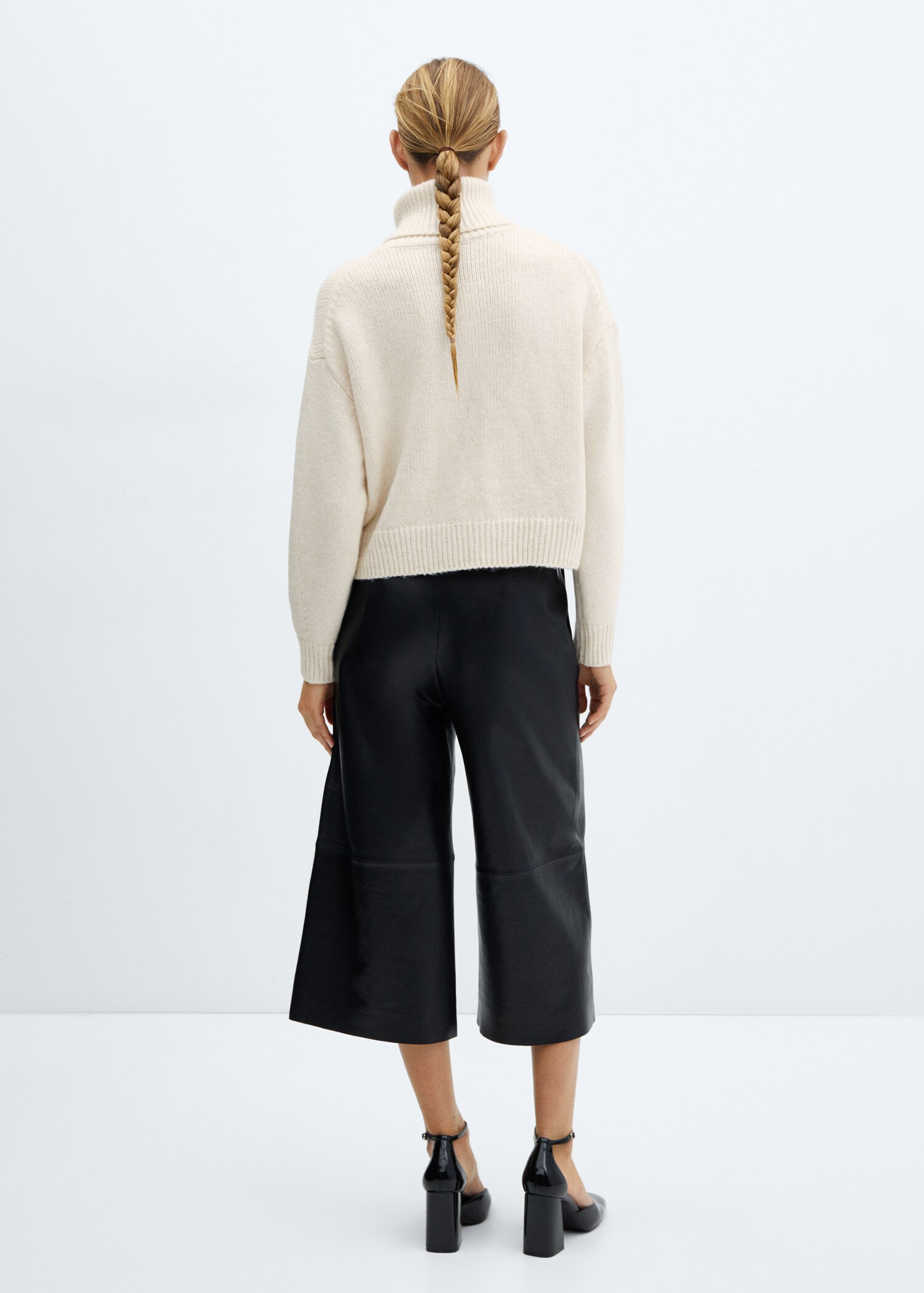 Pull-over maille col roulé - Verso de l’article
