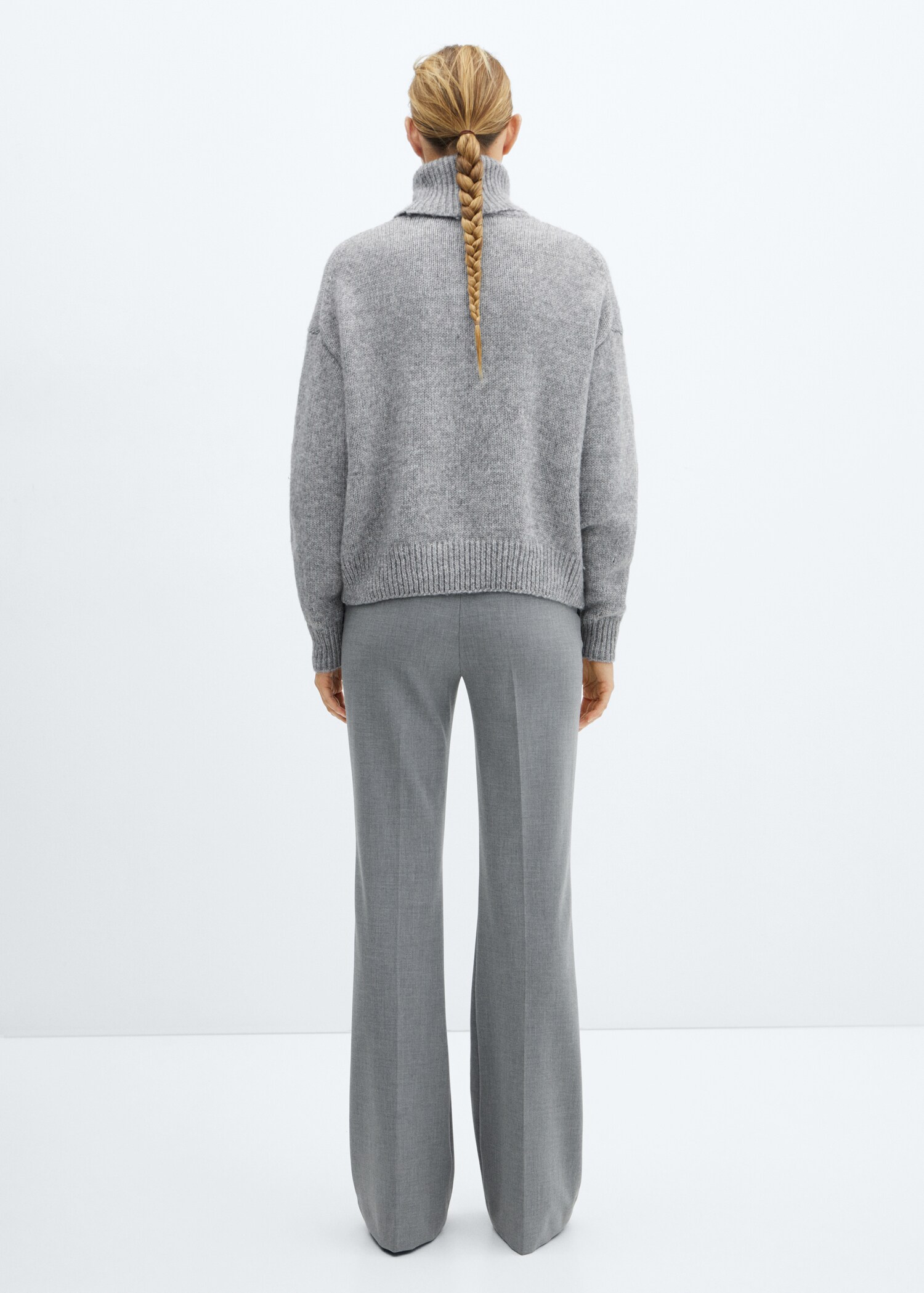Pull-over maille col roulé - Verso de l’article