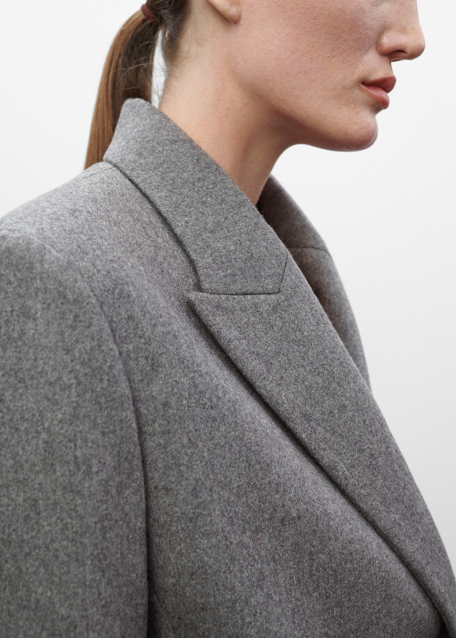 Cropped wool blazer - Details of the article 6