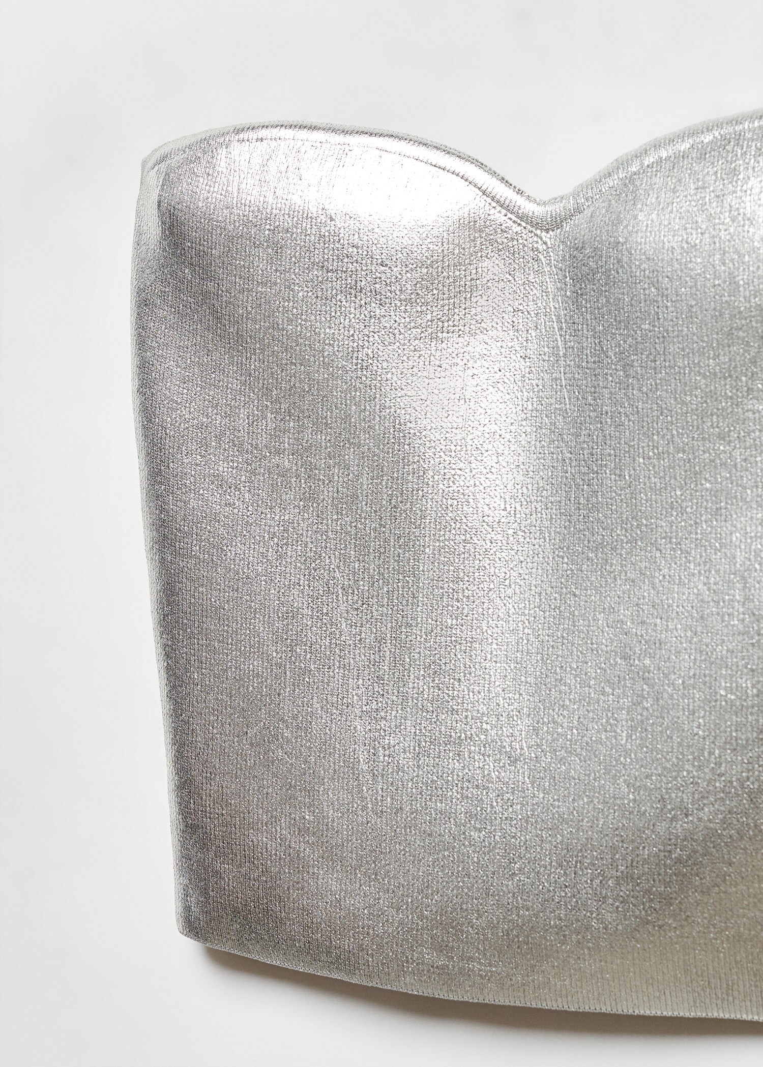 Top metalizado escote corazón - Detalle del artículo 8