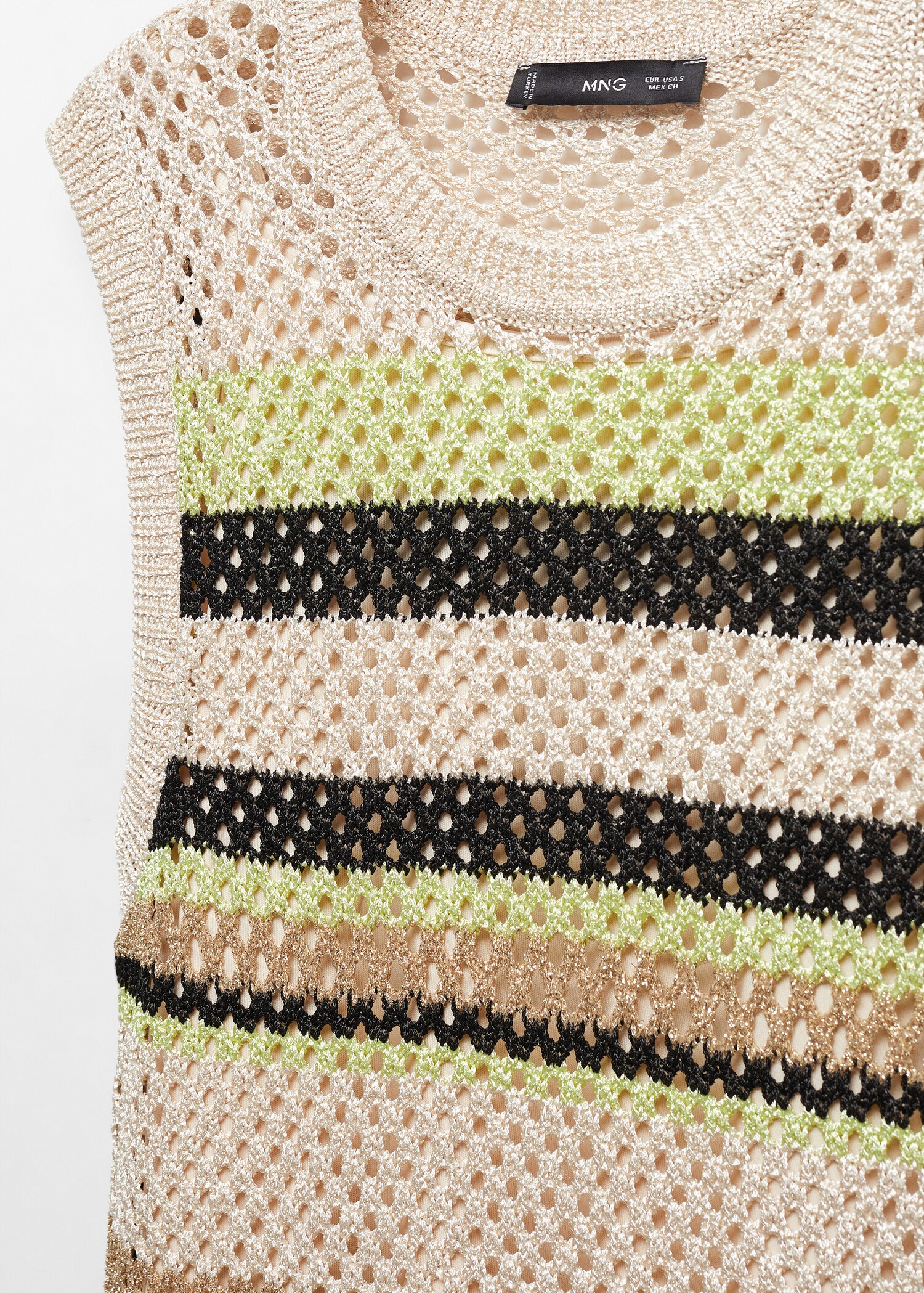 Knitted dress openwork details - Details of the article 8