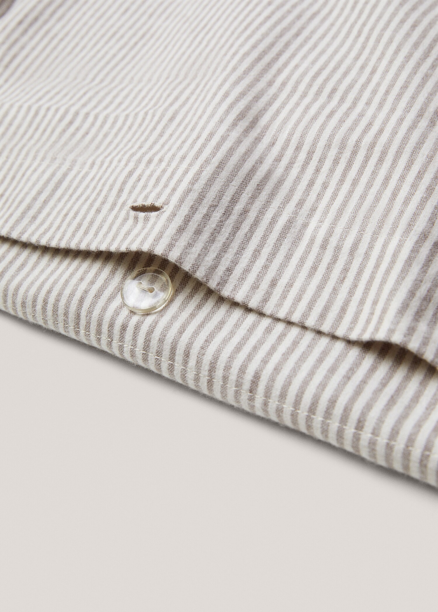 Funda nórdica franela rayas Cama 150cm - Detalle del artículo 1