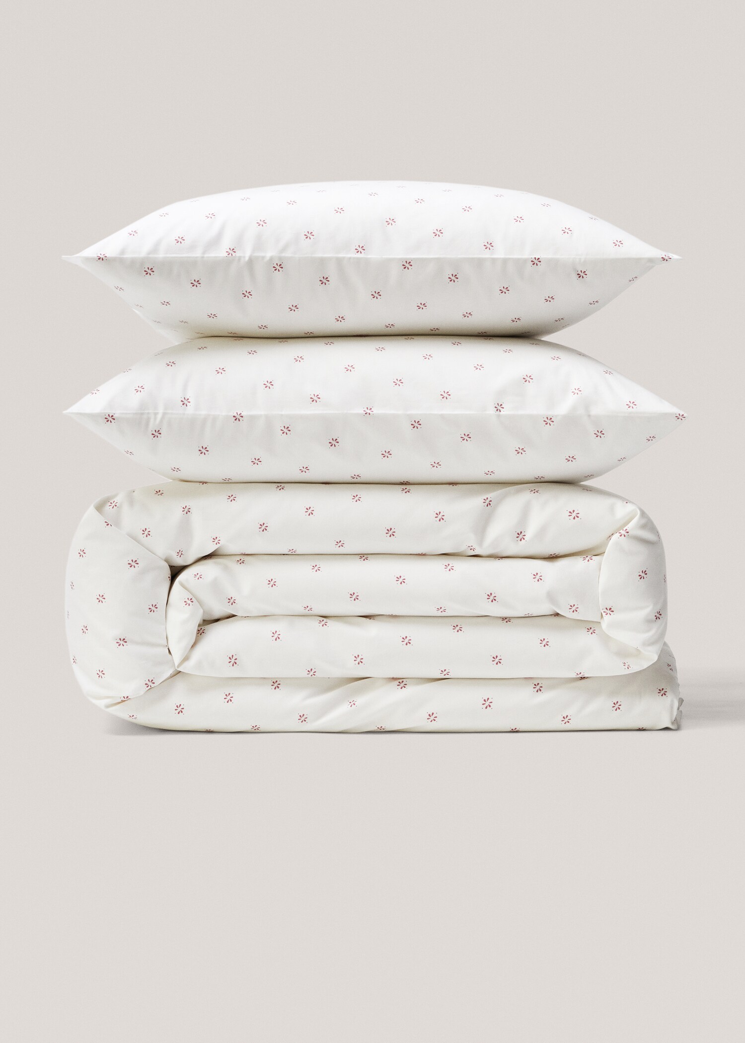 Bettbezug mit Blumenmuster für 180 cm Bett - Artikel ohne Model