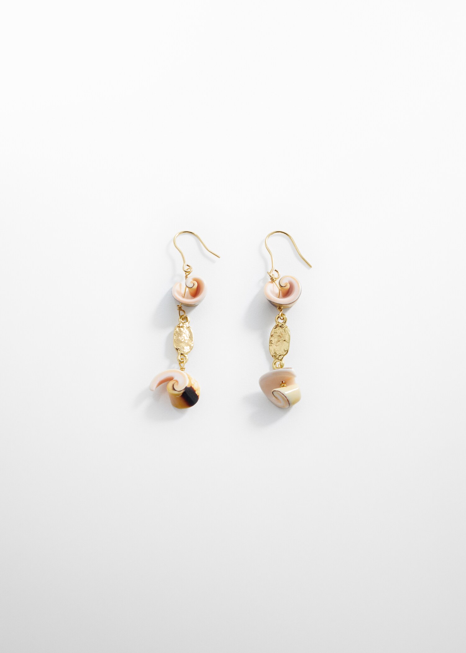 Pendientes concha combinados - Artículo sin modelo