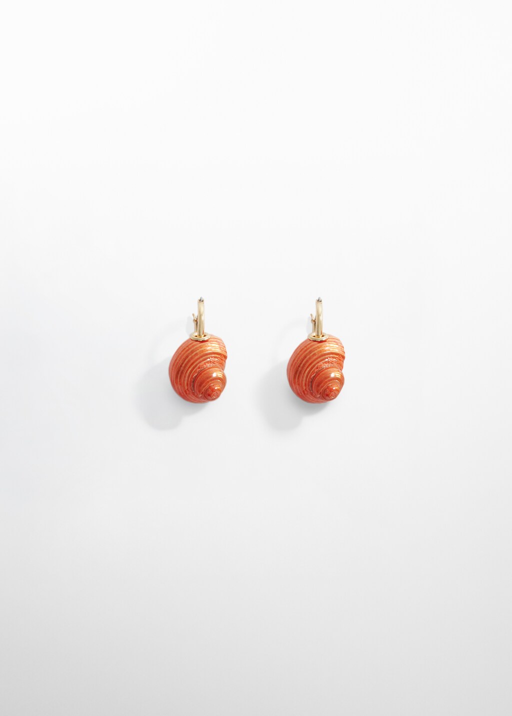 Mango shell earrings best sale